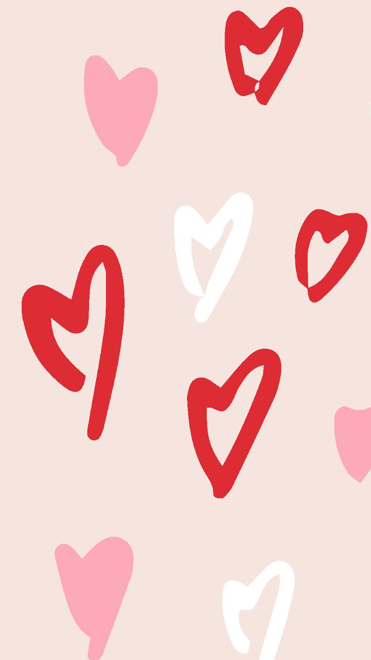 Cuore oro rosa minimalista, 1080x1920 Verticale, Telefono