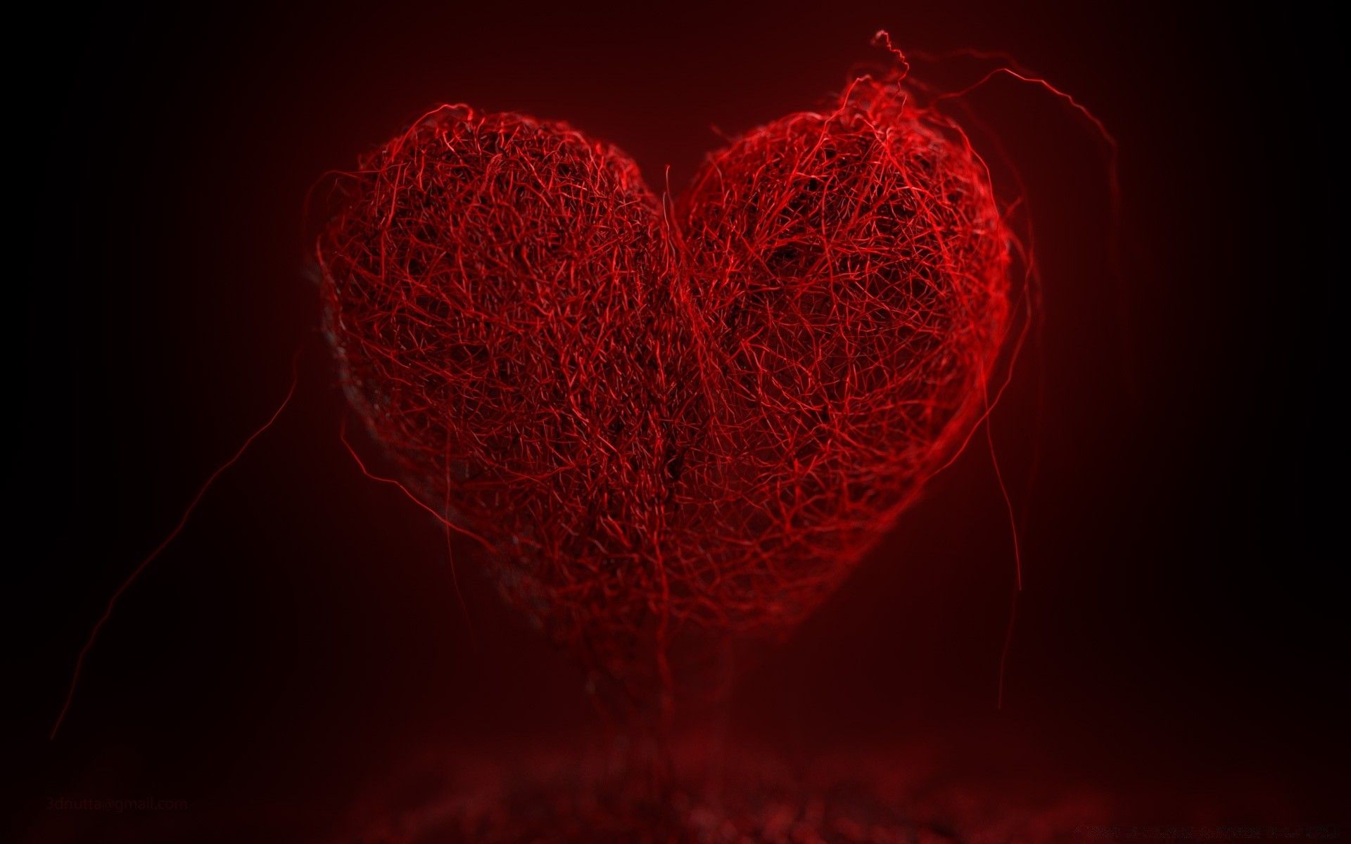 Cuore rosa con fiocco nero, 1080x2220 Verticale, Telefono