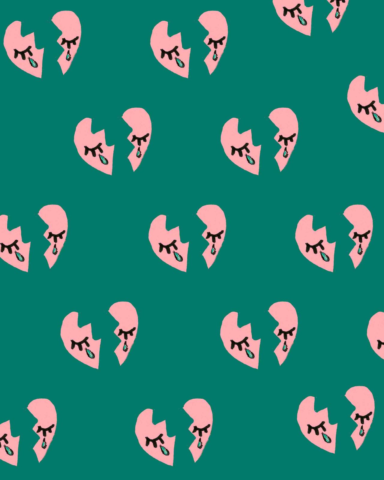 Cuori rossi e rosa con testo LOVE, 1280x720 720p, Laptop