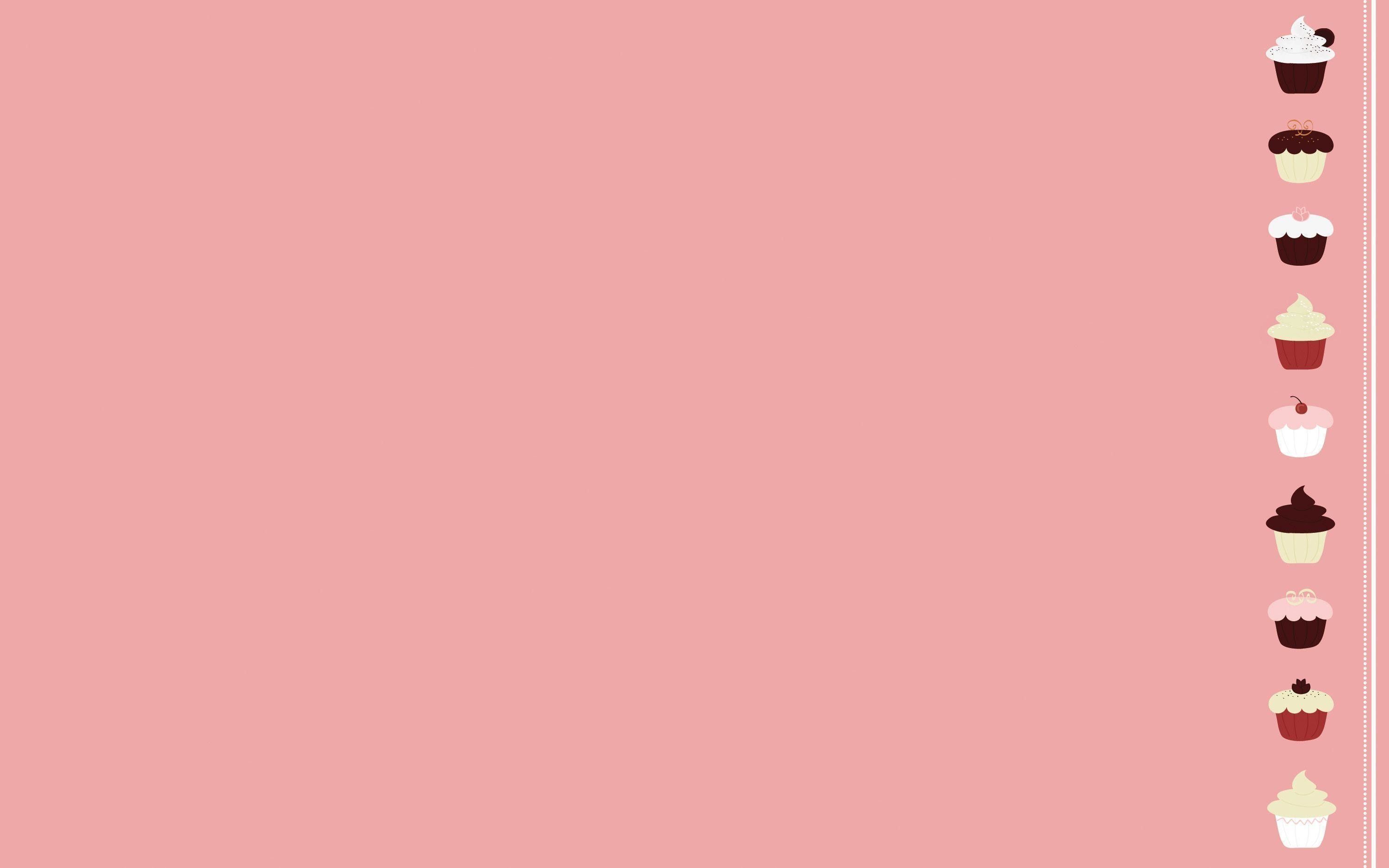 Cupcake carini sfondo rosa, 3000x1875 2K+, Desktop