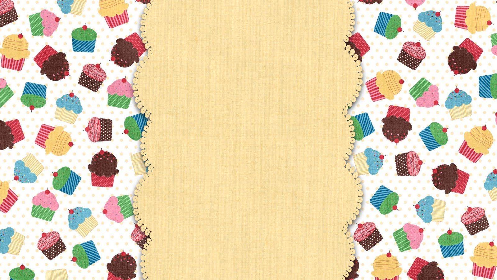 Cupcake colorati pattern carino, 1600x903 HD Ready, Laptop
