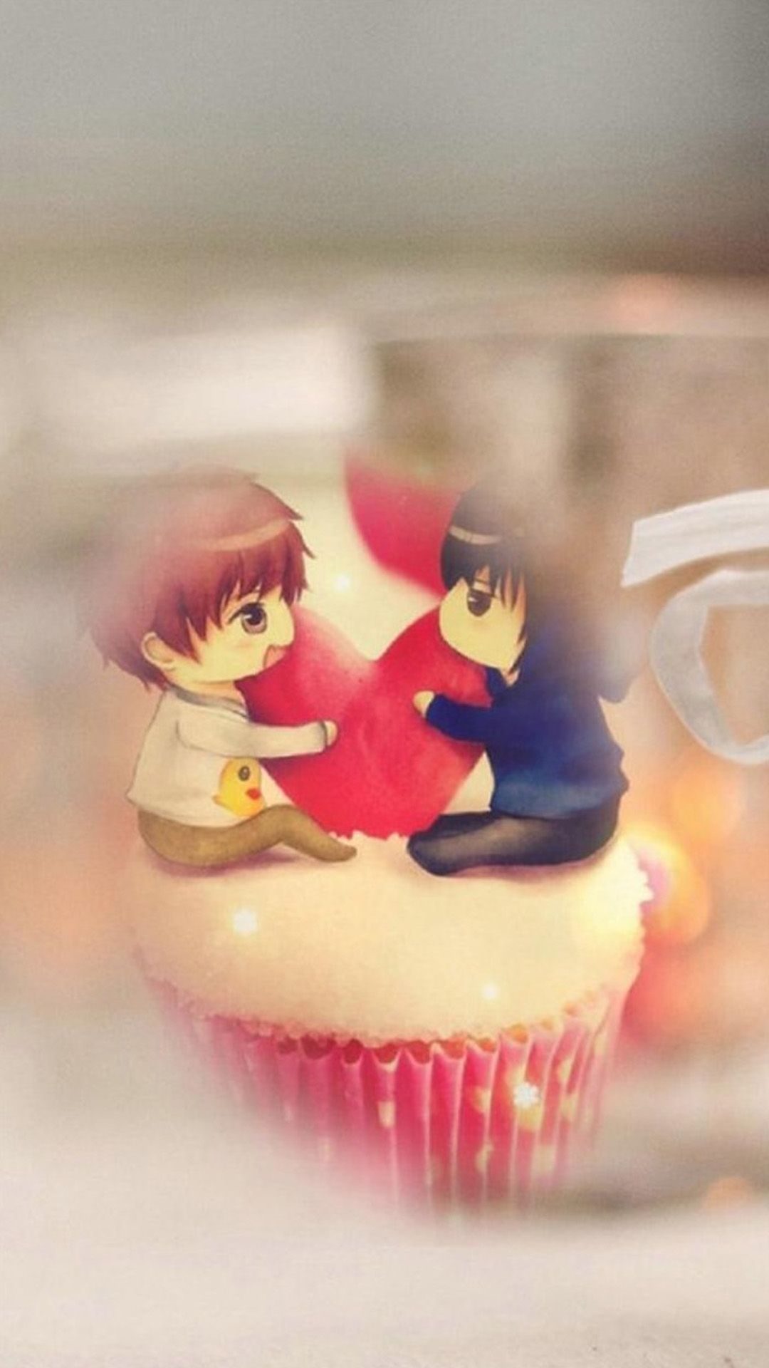Personaggi anime su cupcake, 1080x1920 Verticale, Samsung Galaxy