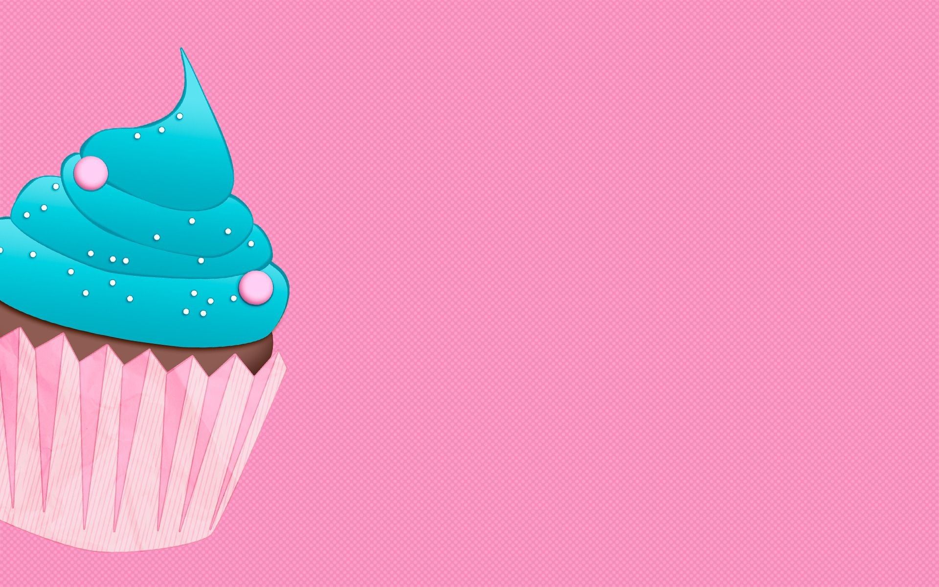 Cupcake kawaii turchese sfondo rosa, 1920x1200 Full HD+ WUXGA, PC Desktop