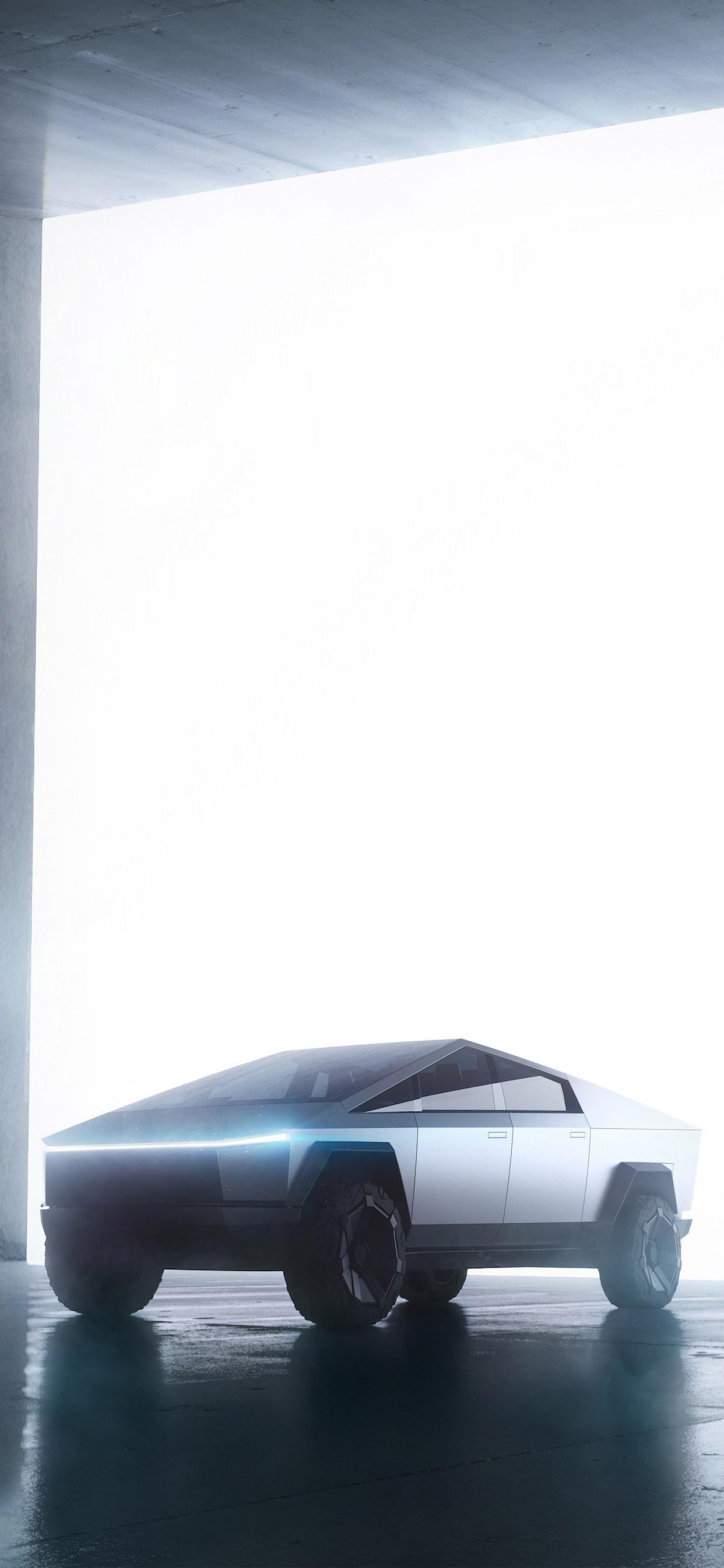 Tesla Cybertruck su sfondo nero, 3840x2160 UHD, PC 4K
