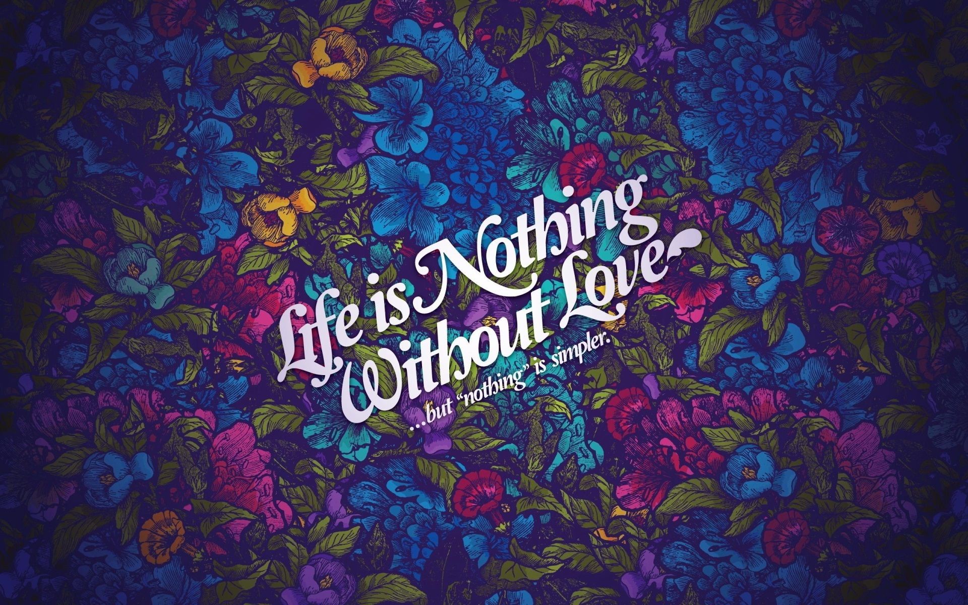 Scritta floreale colorata amore, 1920x1200 Full HD+, Monitor Gaming