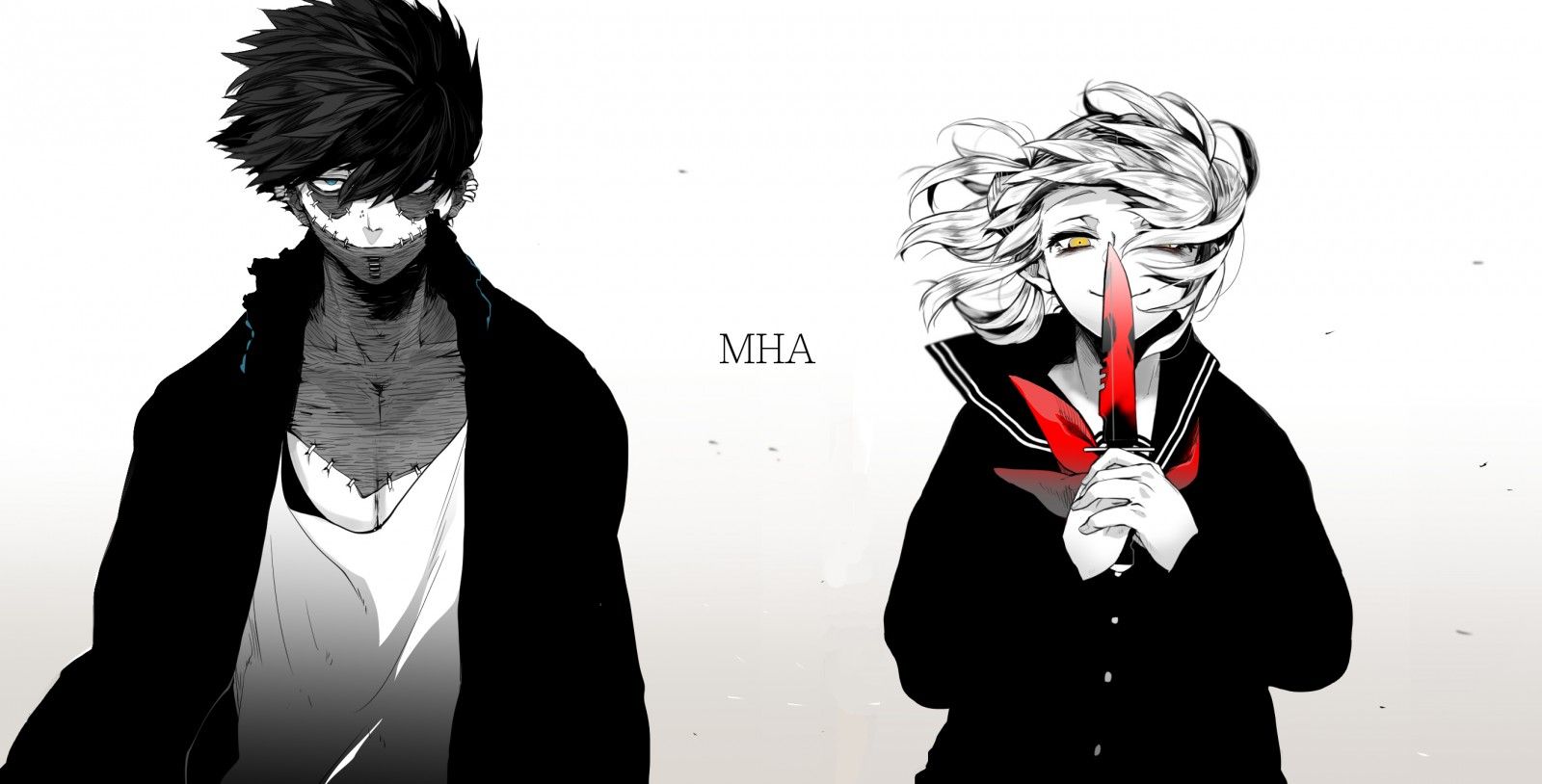 Dabi e Himiko Toga, MHA, 1600x814 HD, PC
