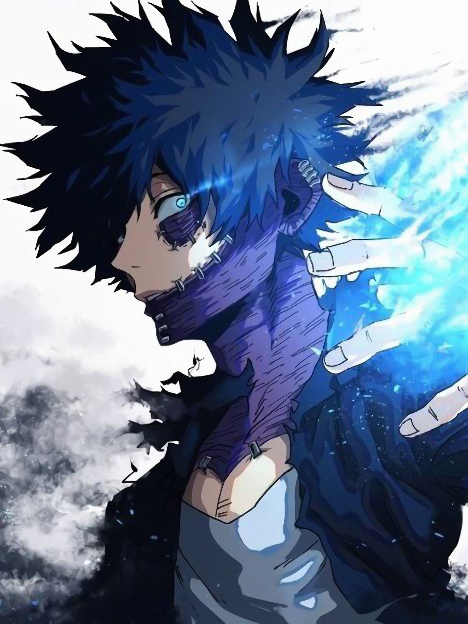 Dabi fiamma blu My Hero Academia, anime shonen, 1200x1024 HD, Desktop