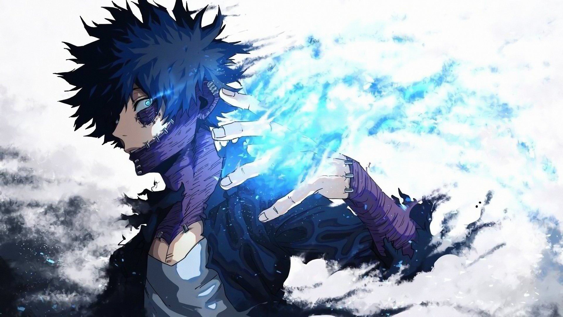 Dabi fiamma blu My Hero Academia, eroi, 3840x2160 UHD, PC 4K
