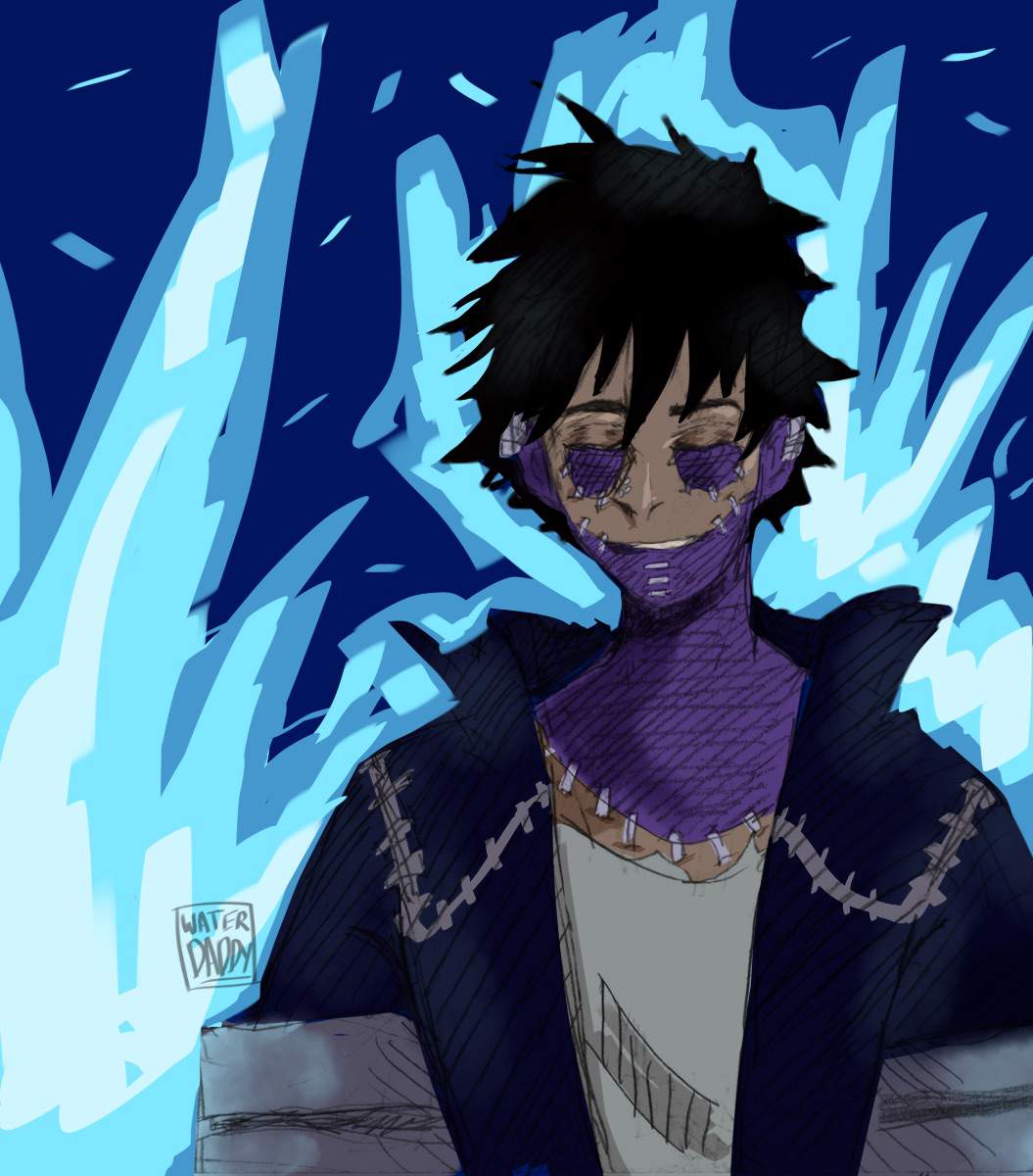 Dabi con fiamma blu, 1332x850 HD, Desktop