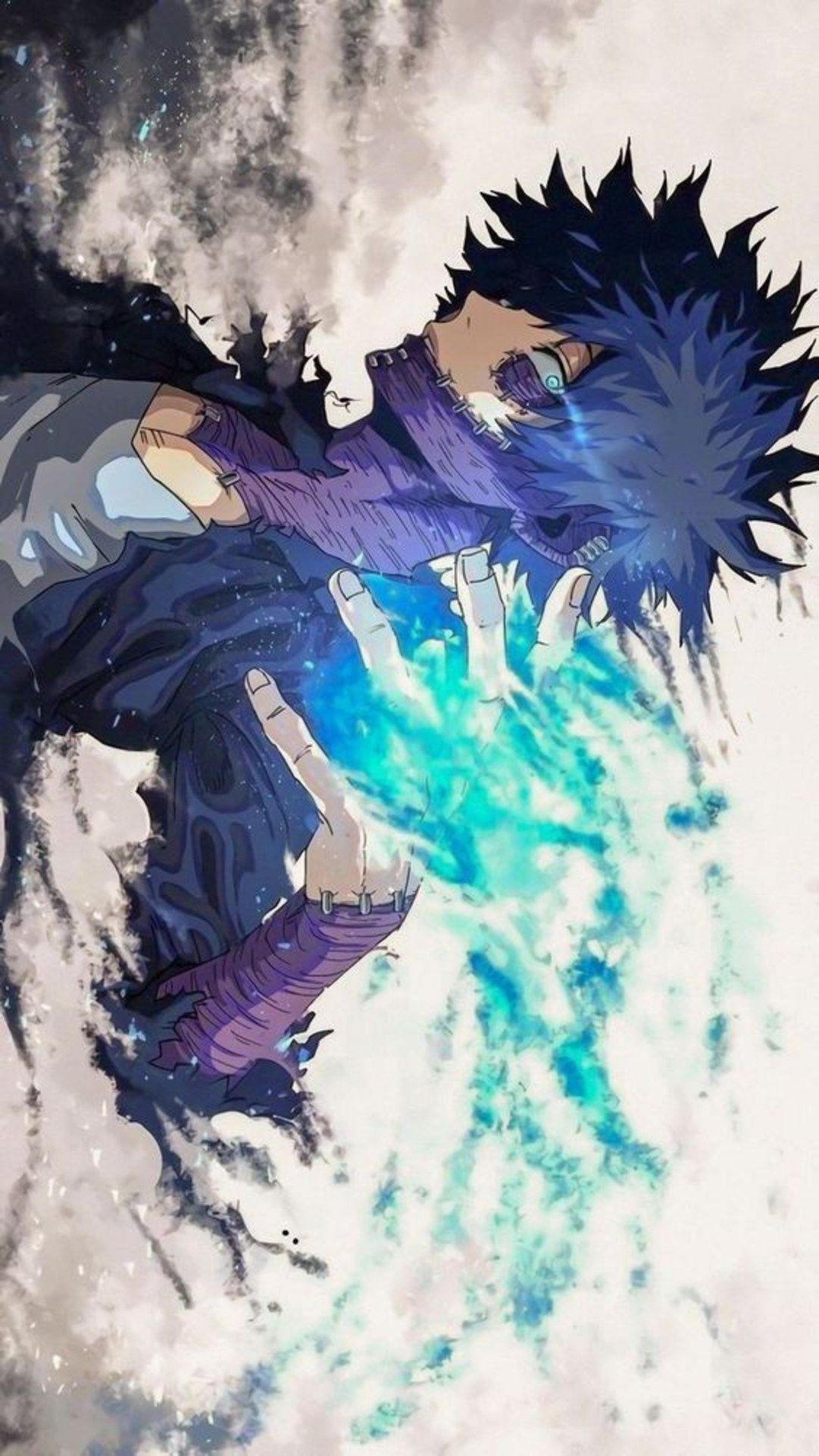 Dabi con fiamma blu, My Hero Academia, 1080x1080 HD, Laptop