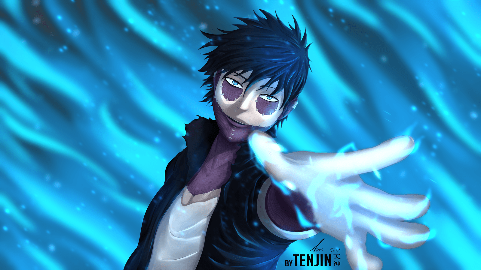 Dabi con fiamma blu, My Hero Academia, 1055x1200 Verticale, Telefono