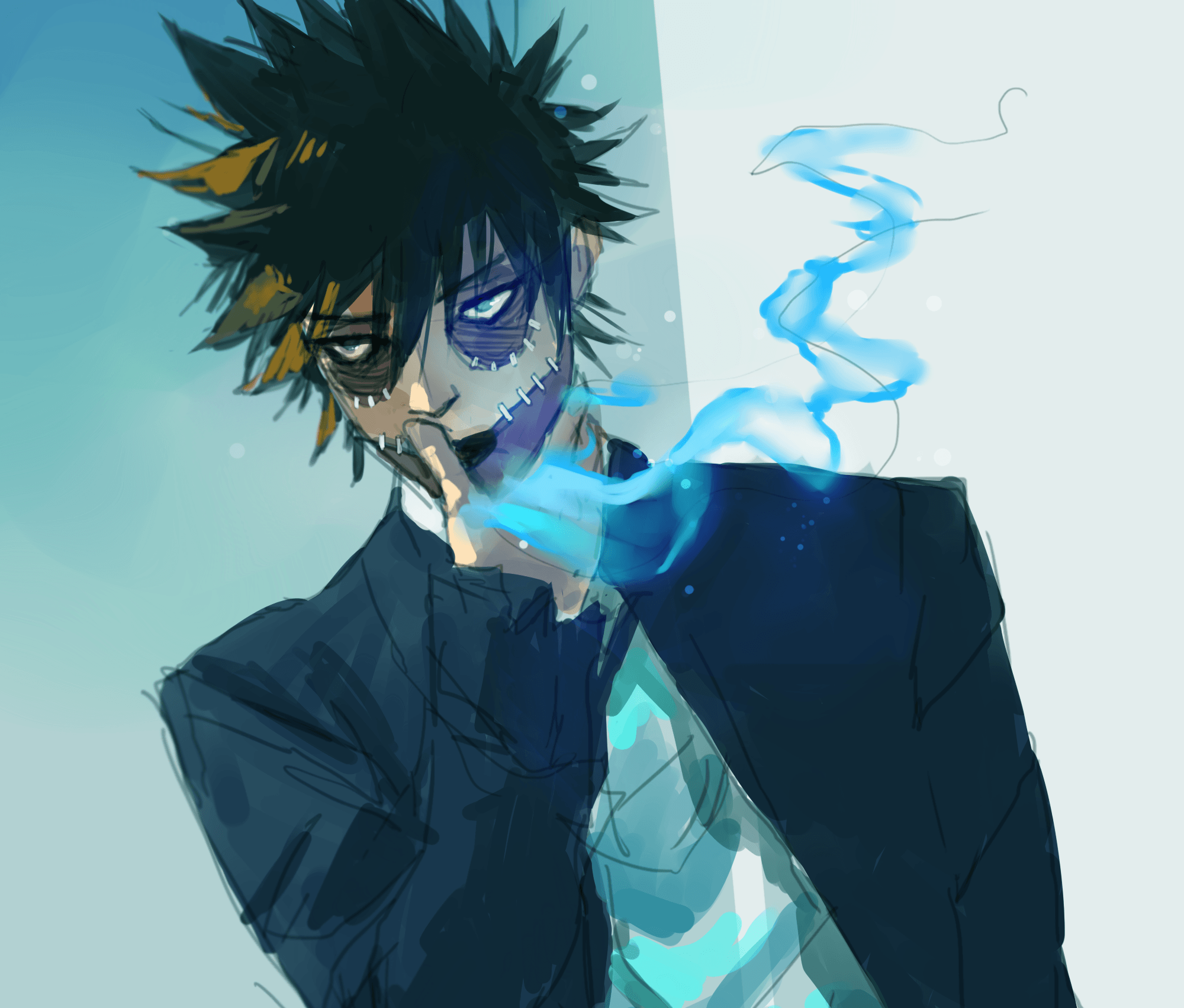 Deku sfondo rosso, My Hero Academia, One For All, 1000x1718 Verticale, Telefono