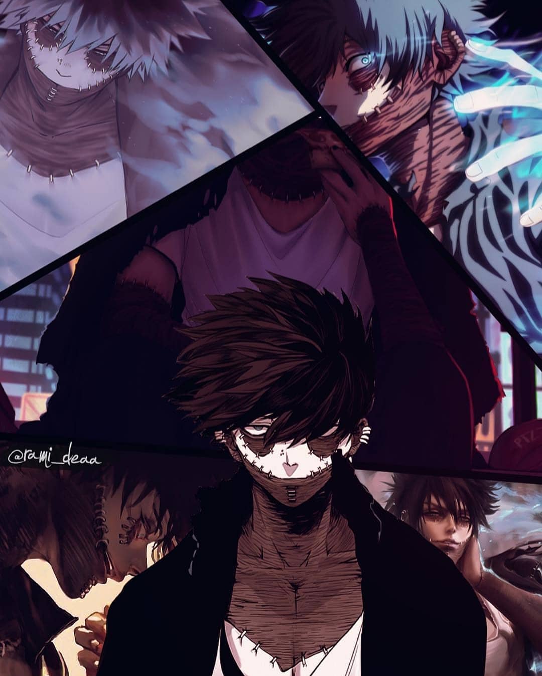 Dabi fiamma blu MHA, 933x933 HD, Desktop
