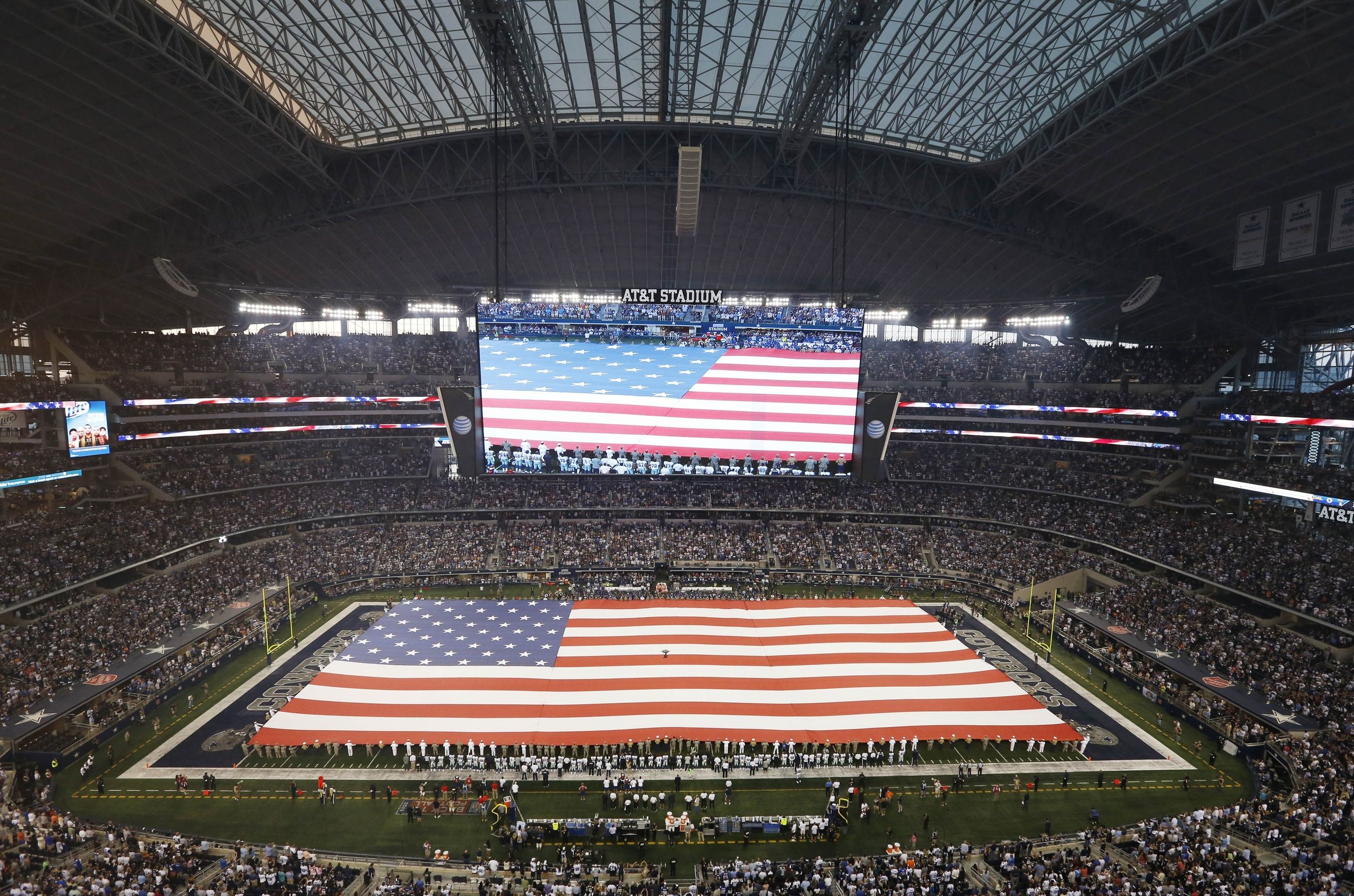 AT&T Stadium bandiera americana, 2520x1668 Hi-Res, PC