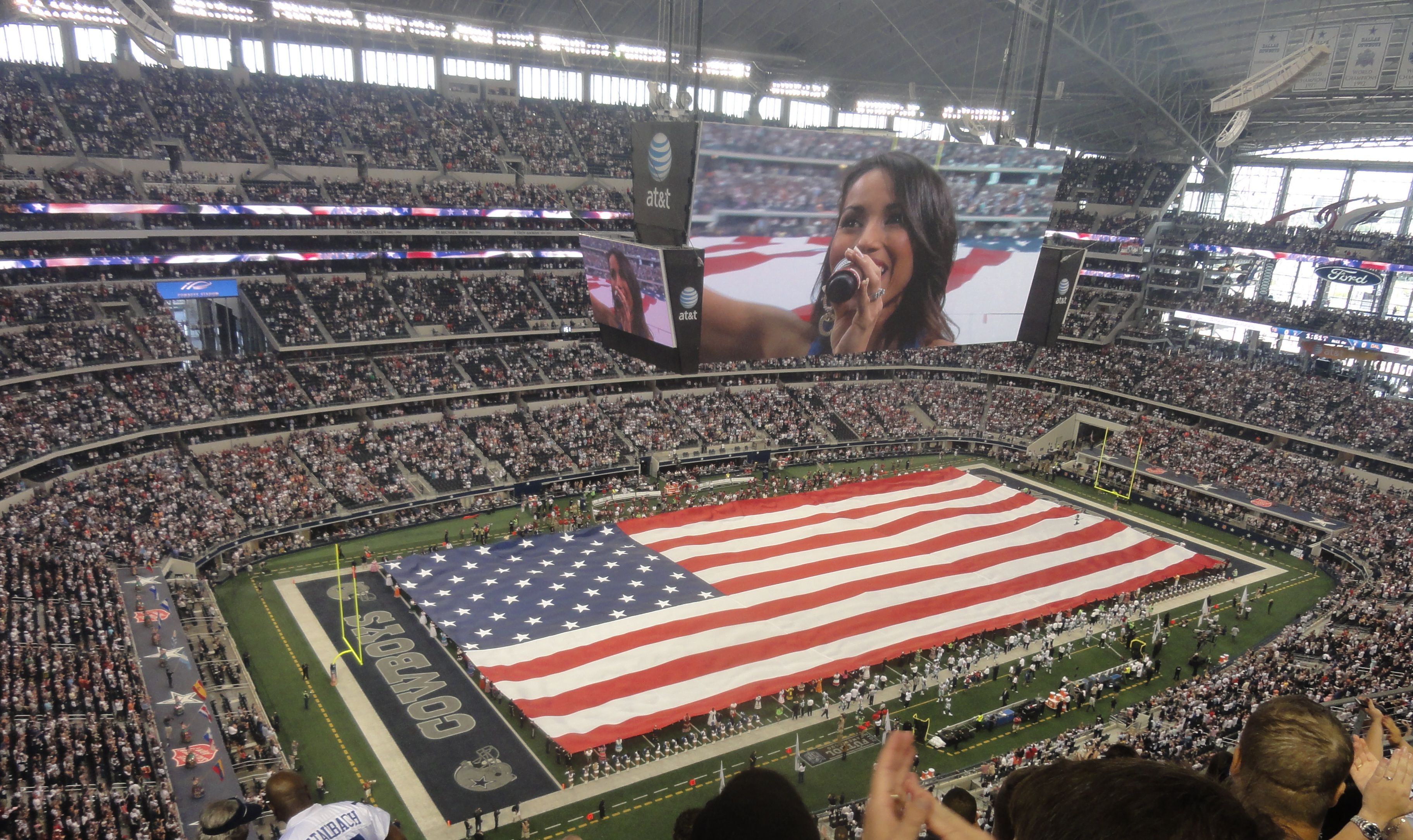 Stadio AT&T bandiera americana, 3647x2169 2K+, Desktop