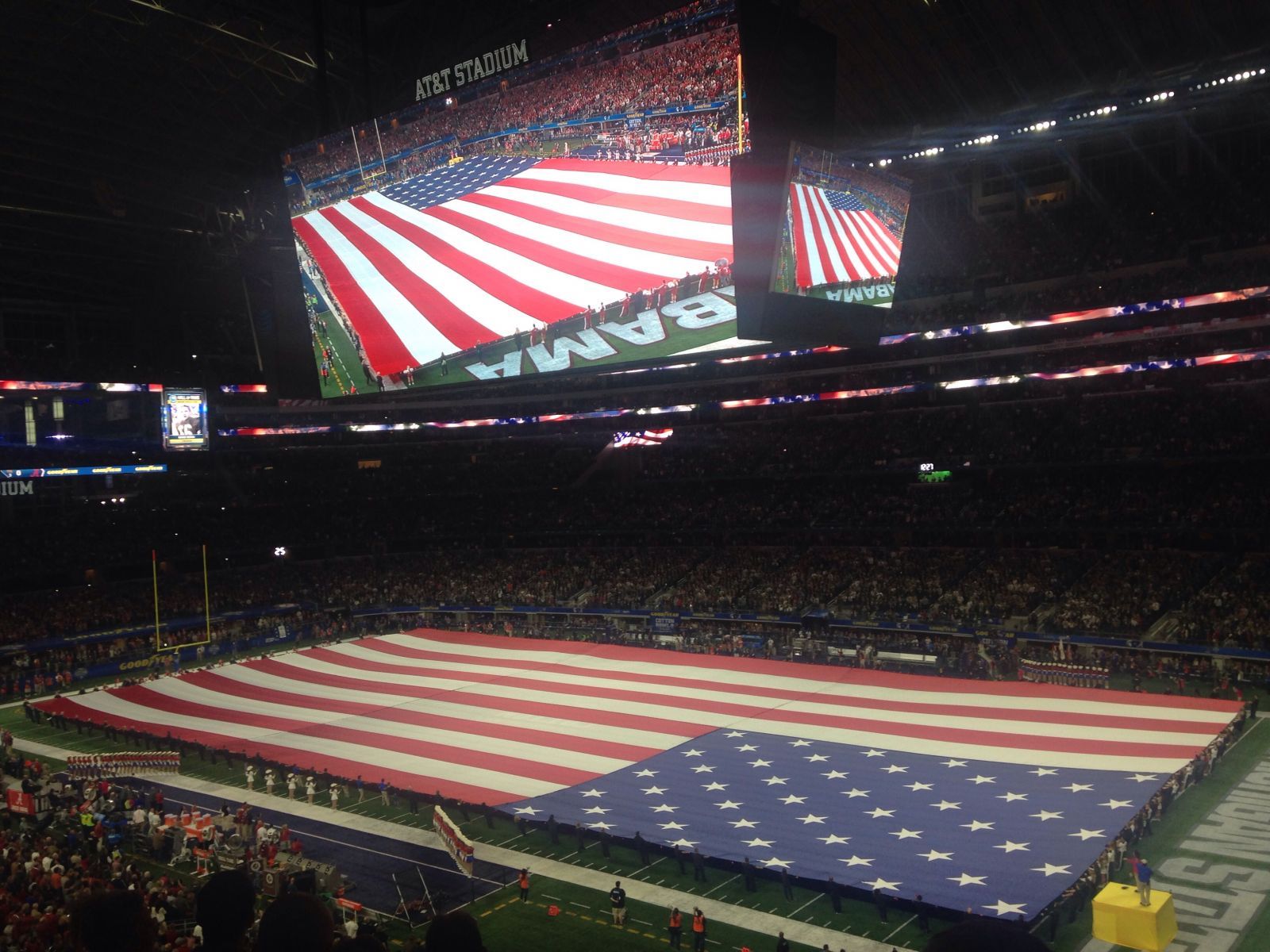 Bandiera USA gigante stadio, 1600x1200 HD Ready, Notebook Gaming