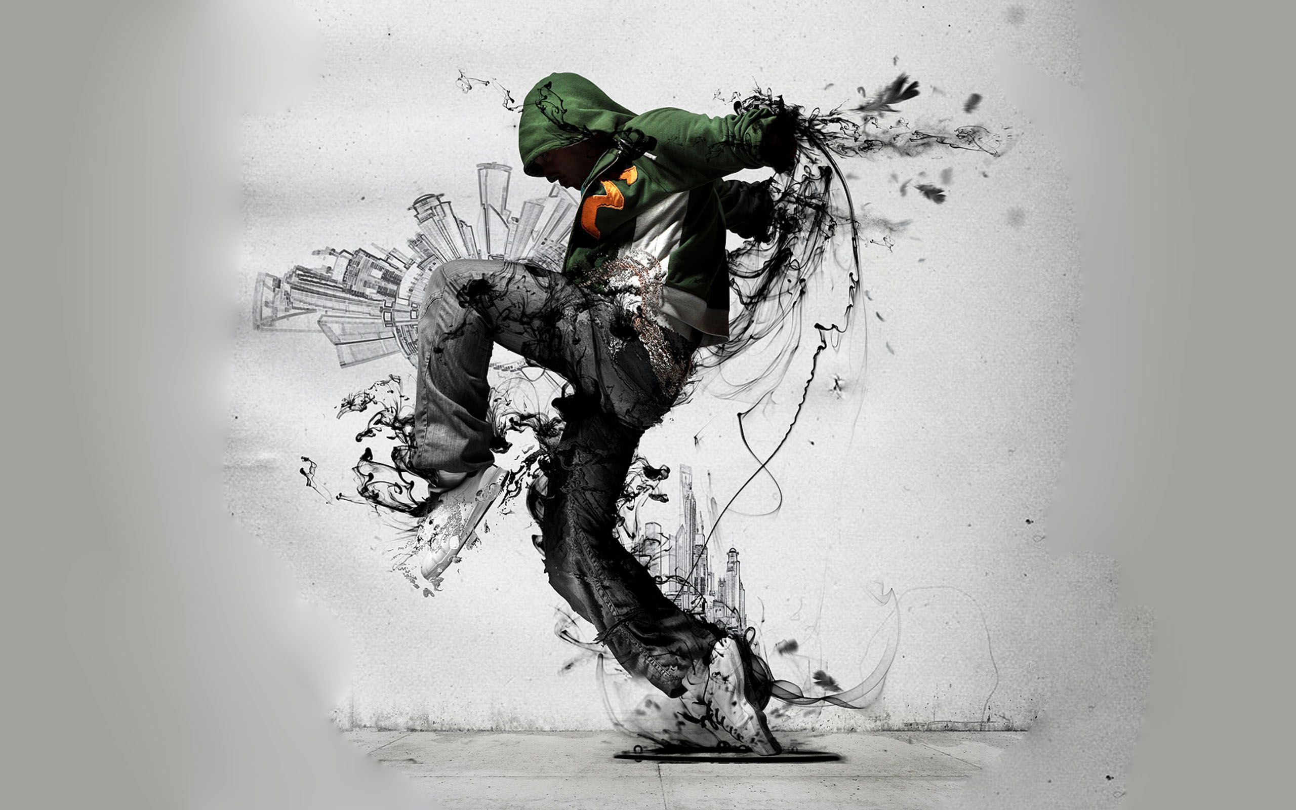 Ballerino hip-hop stile astratto, 2560x1600 2K, PC