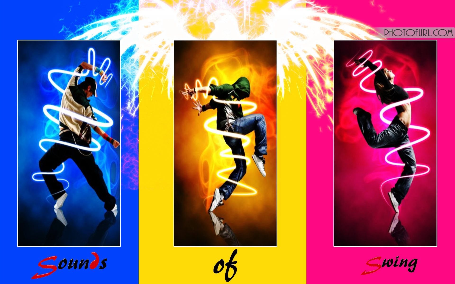 Personaggi danzanti 3D colorati, 1280x720 720p, PC