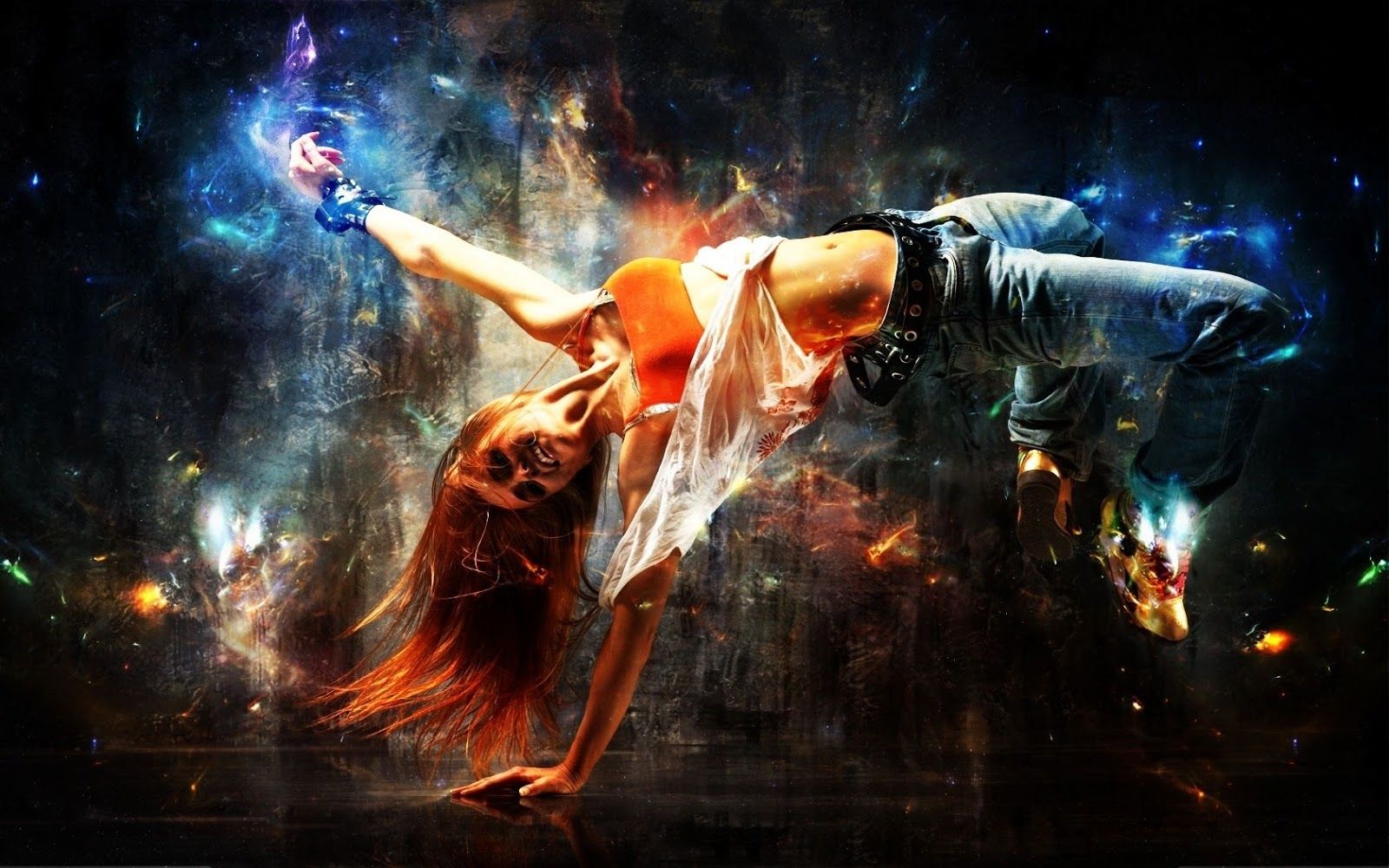 Ballerino hip hop salto 3D, 1600x1000 900p, Desktop