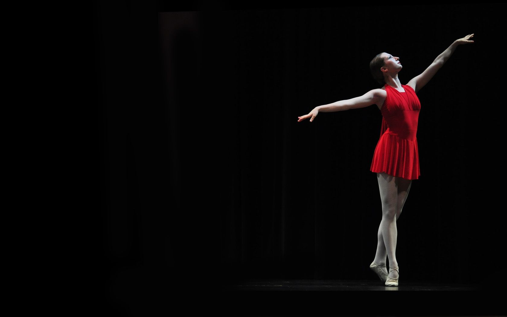 Ballerina in abito rosso, 1680x1050 HD, PC