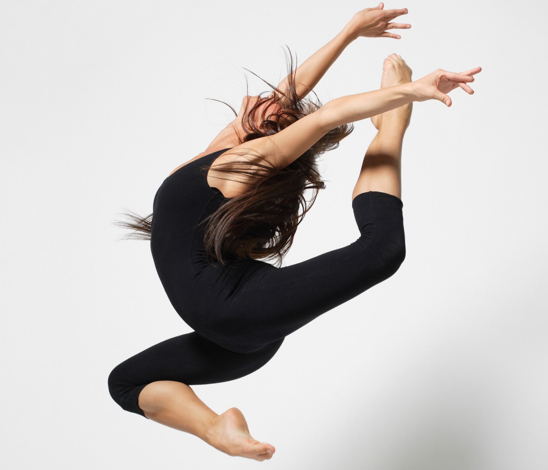 Danzatrice salto tuta nera, 1867x1602 HD Ready, Desktop