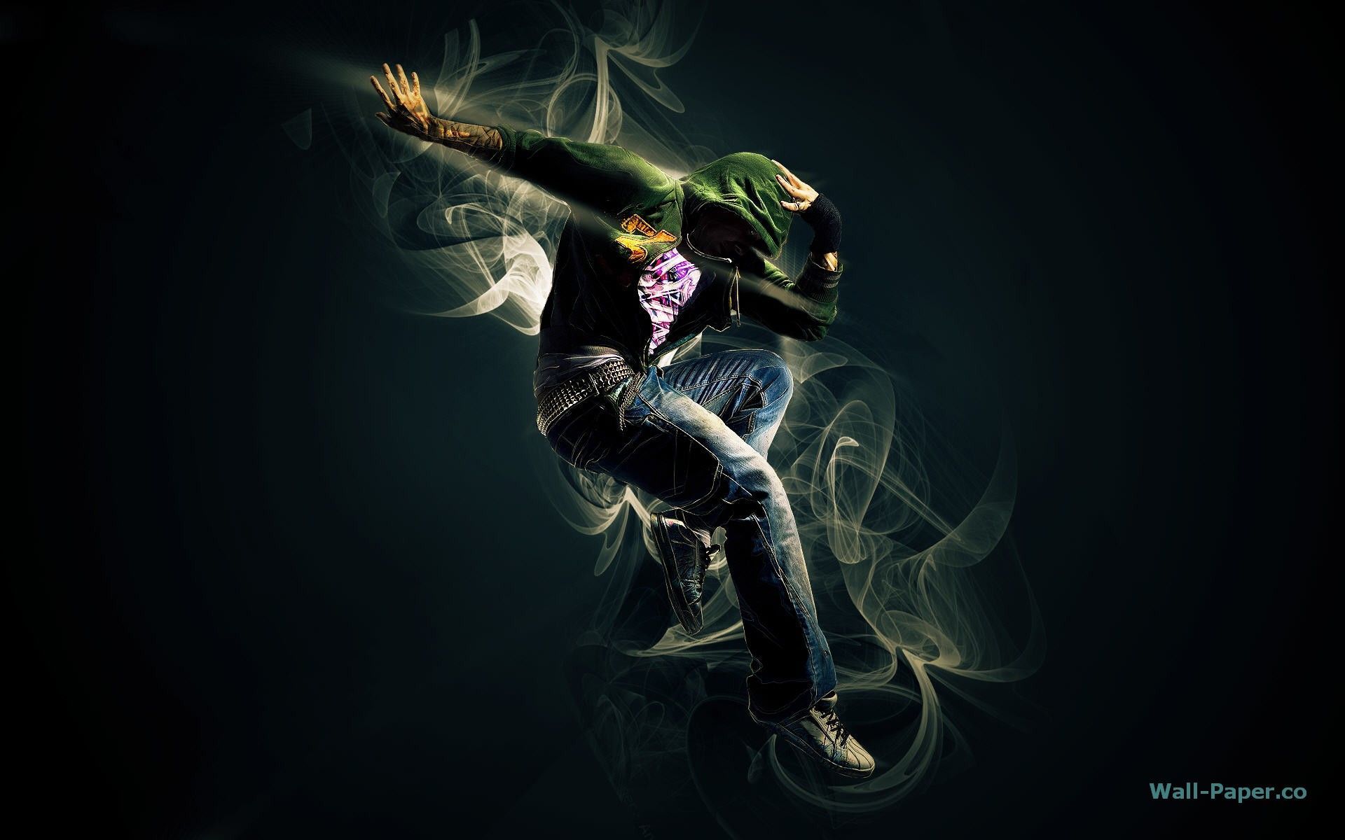 Ballerino con fumo verde, 1920x1200 Full HD+, Desktop