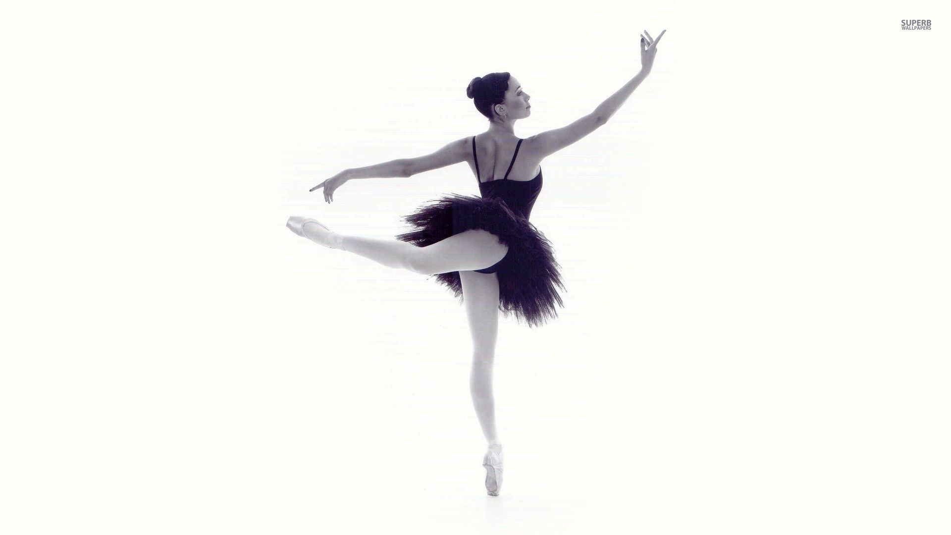 Ballerina in tutu nero, 1920x1080 Full HD, Laptop