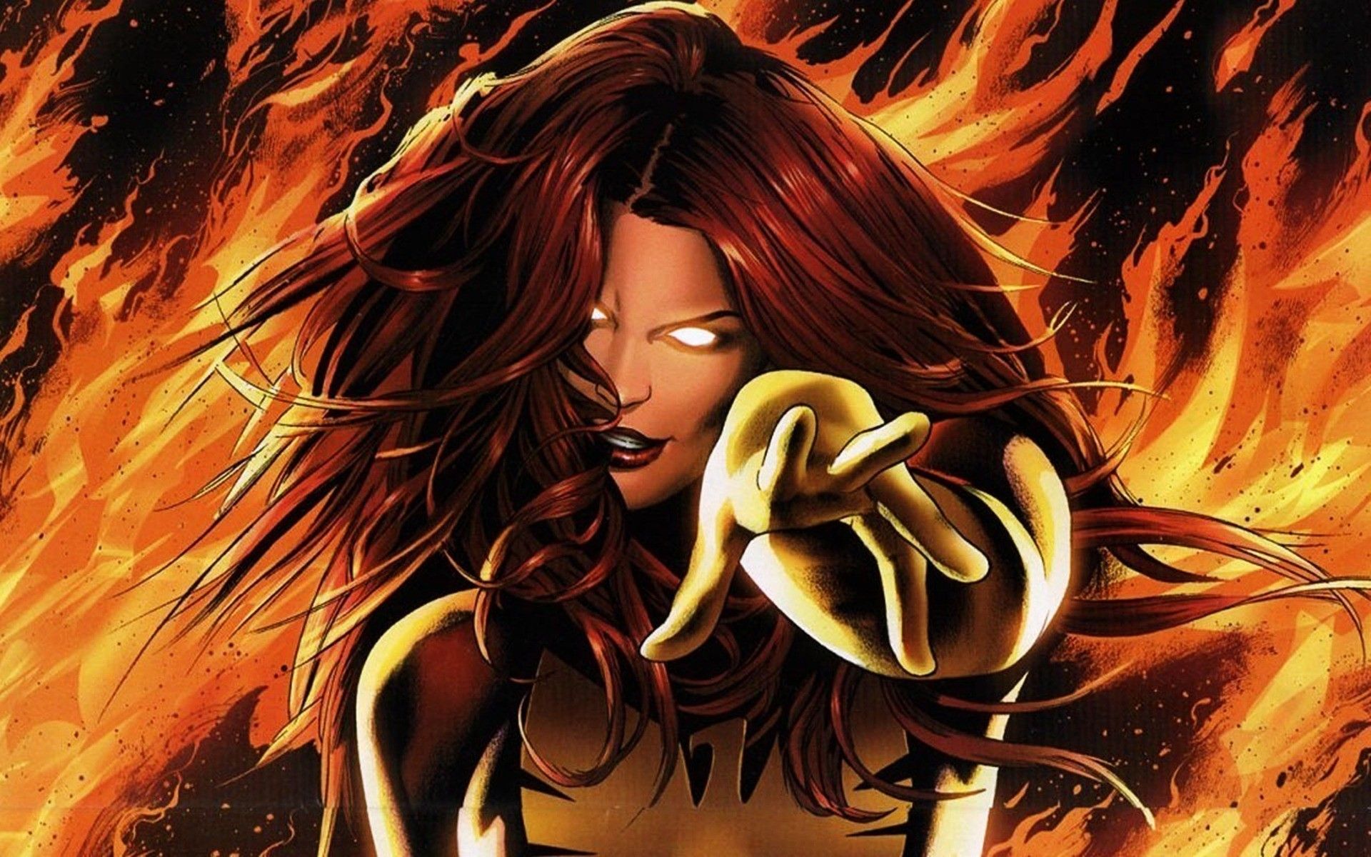 Dark Phoenix X-Men fiamme, 1920x1200 Full HD+, Desktop