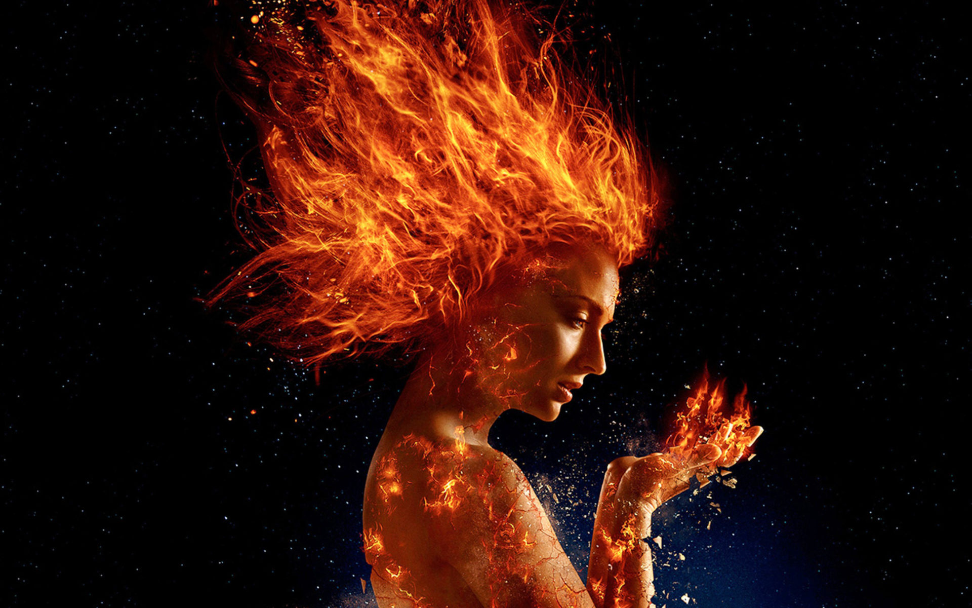 Dark Phoenix Jean Grey fuoco, 1920x1200 Full HD+ WUXGA, PC Desktop