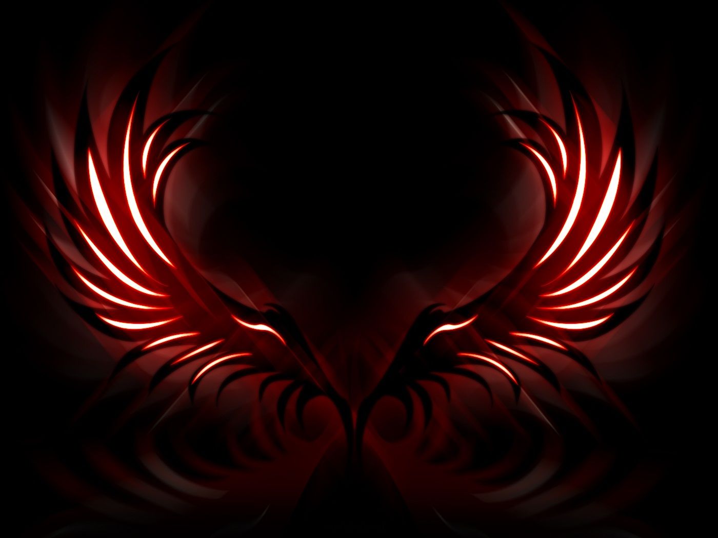 Ali fiammeggianti rosse Phoenix, 1400x1050 720p, Laptop