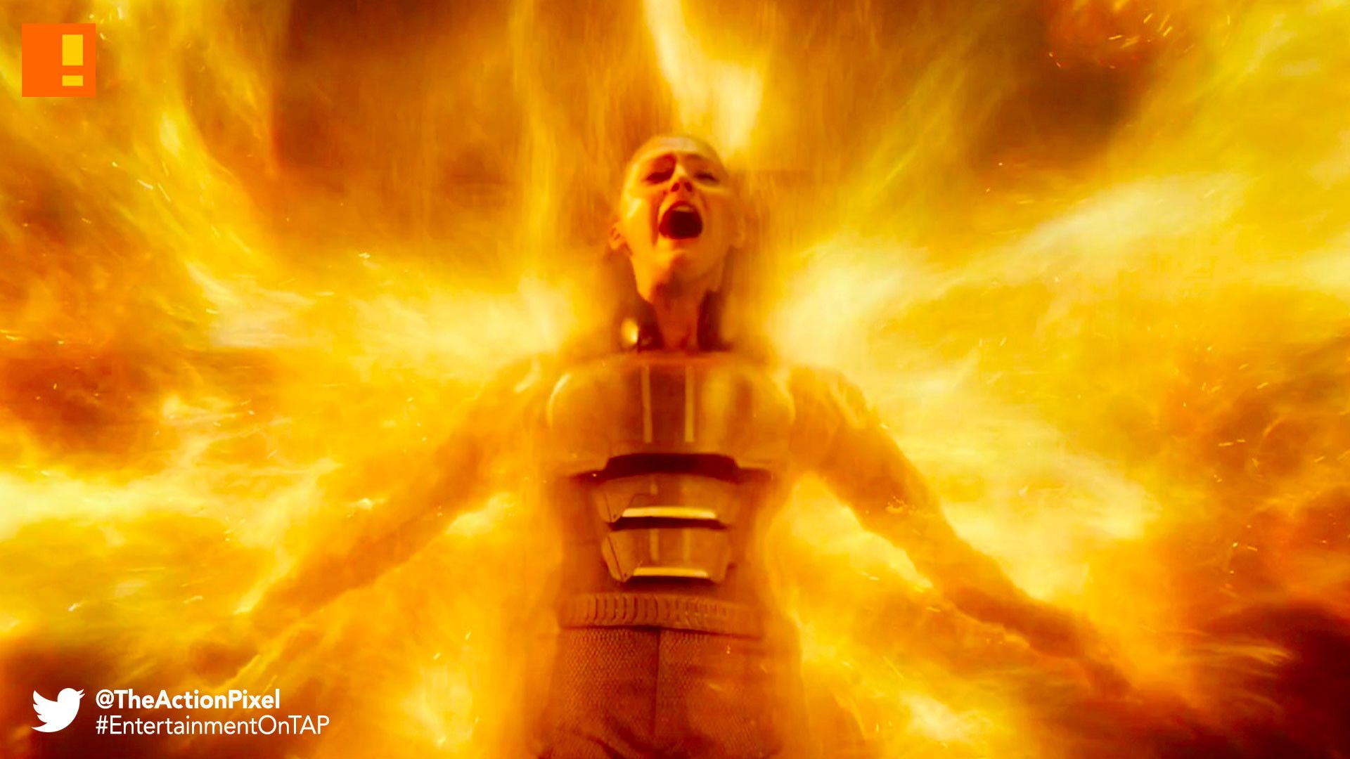 Dark Phoenix fiamme personaggio, 1920x1080 Full HD, Desktop