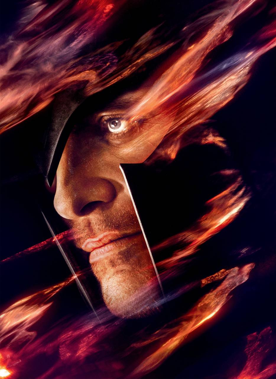 Dark Phoenix volto fiamme rosse, 934x1280 Verticale, Mobile