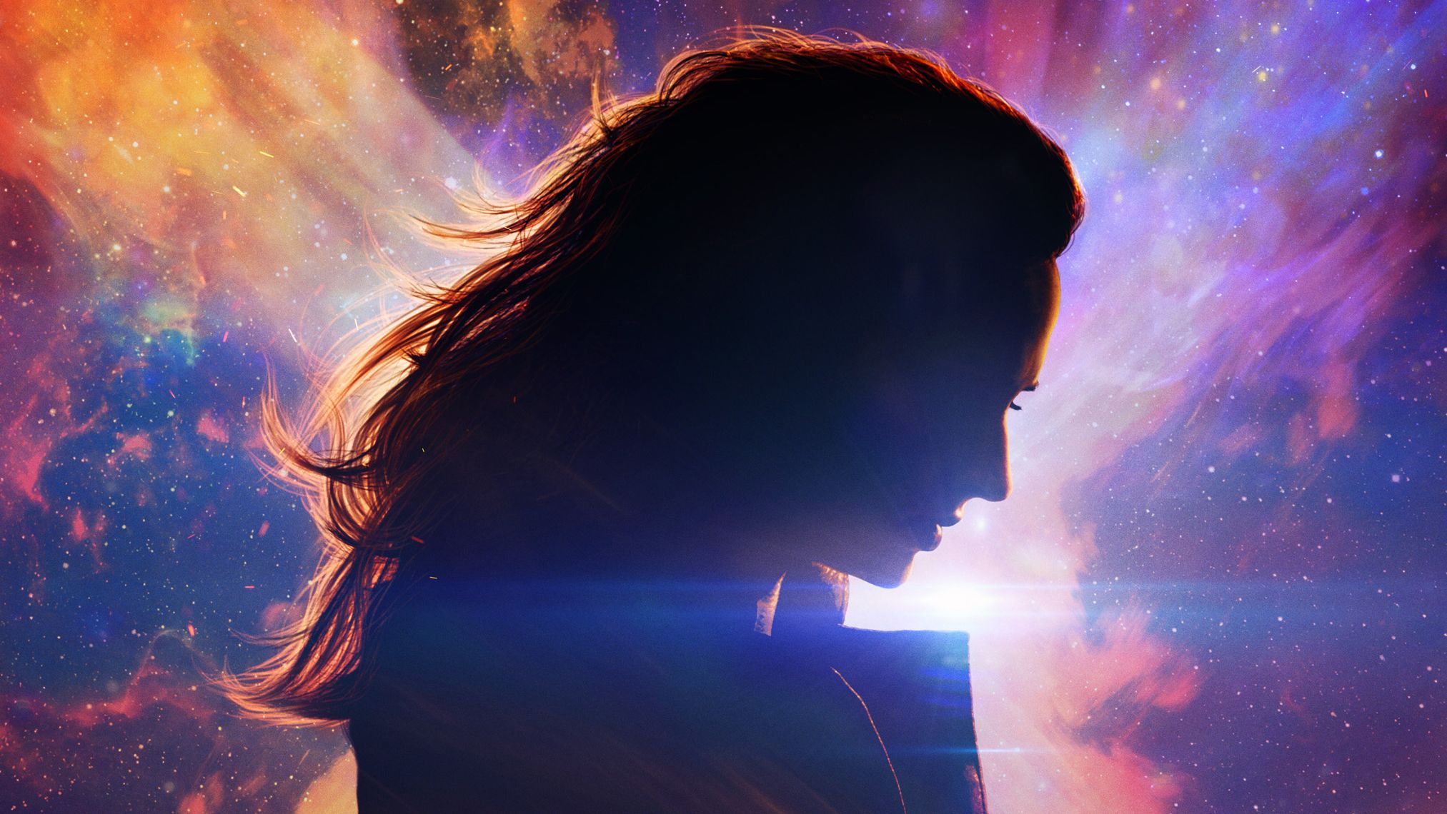 Dark Phoenix silhouette nebulosa, 2025x1140 alta risoluzione, Laptop