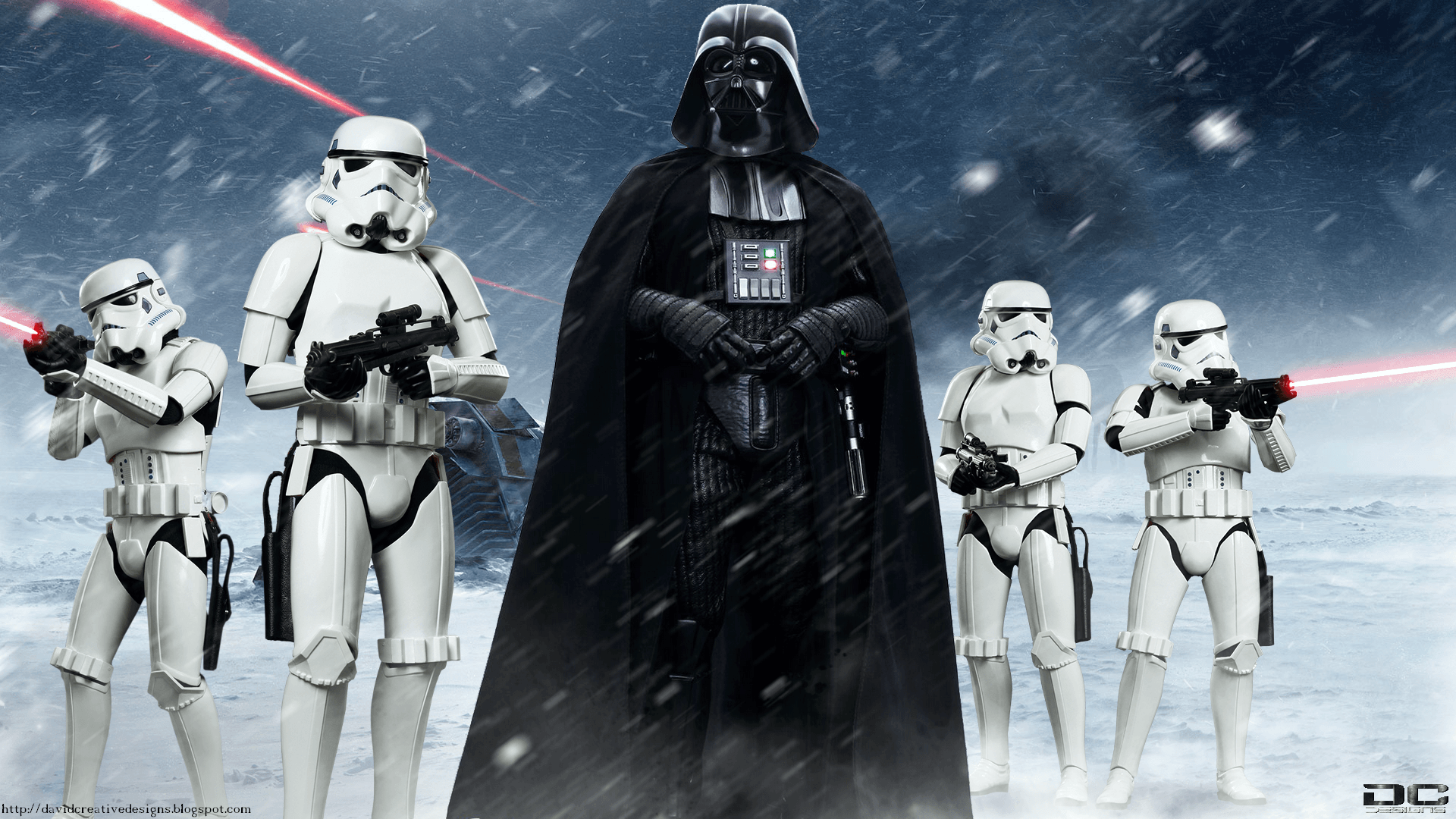 Darth Vader e Stormtrooper, 1920x1080 Full HD 1080p, PC Desktop