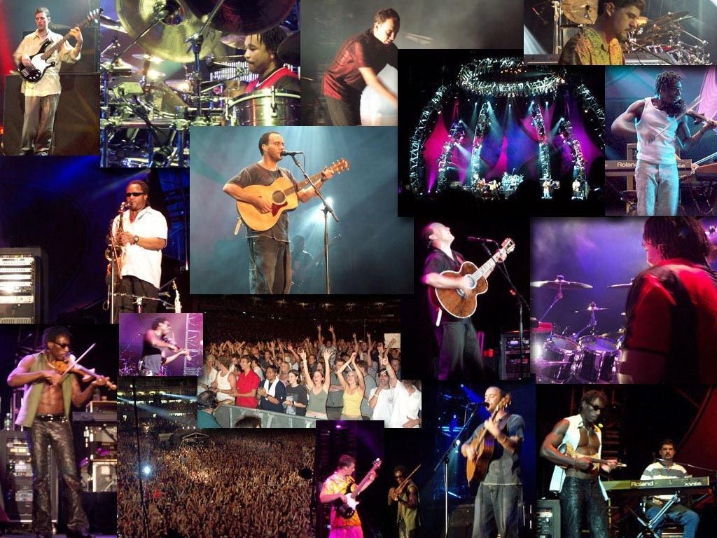 Collage poster Dave Matthews Band, 1680x1050 HD Ready, Desktop