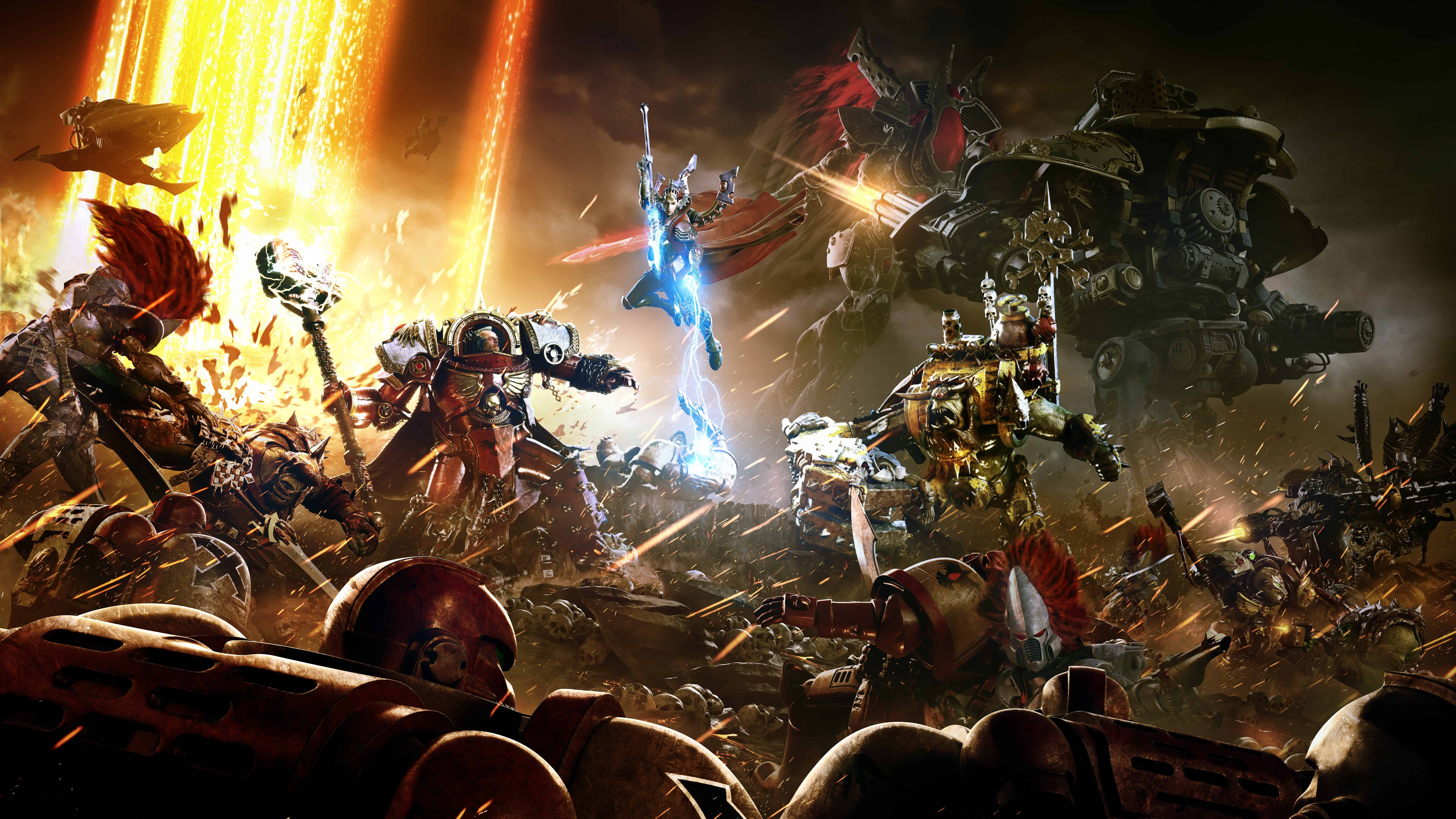 Dawn of War battaglia epica, 7680x4320 UHD, PC 4K
