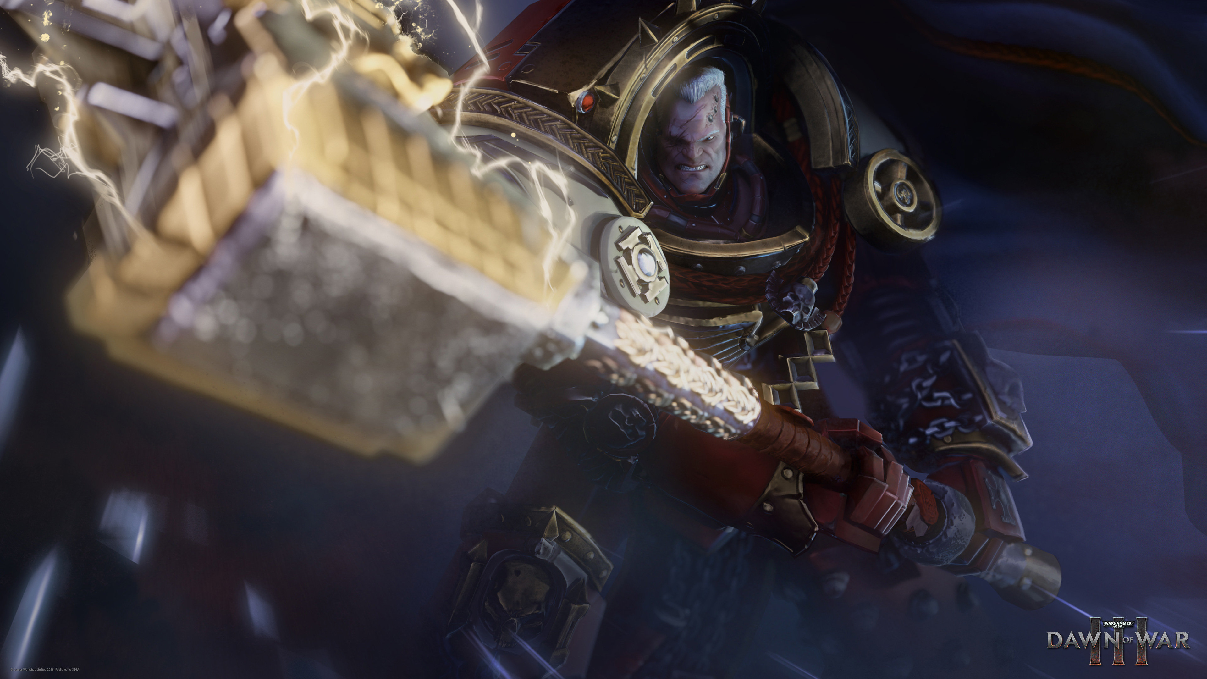 Space Marine con martello energetico, 3840x2160 Ultra HD, 4K TV