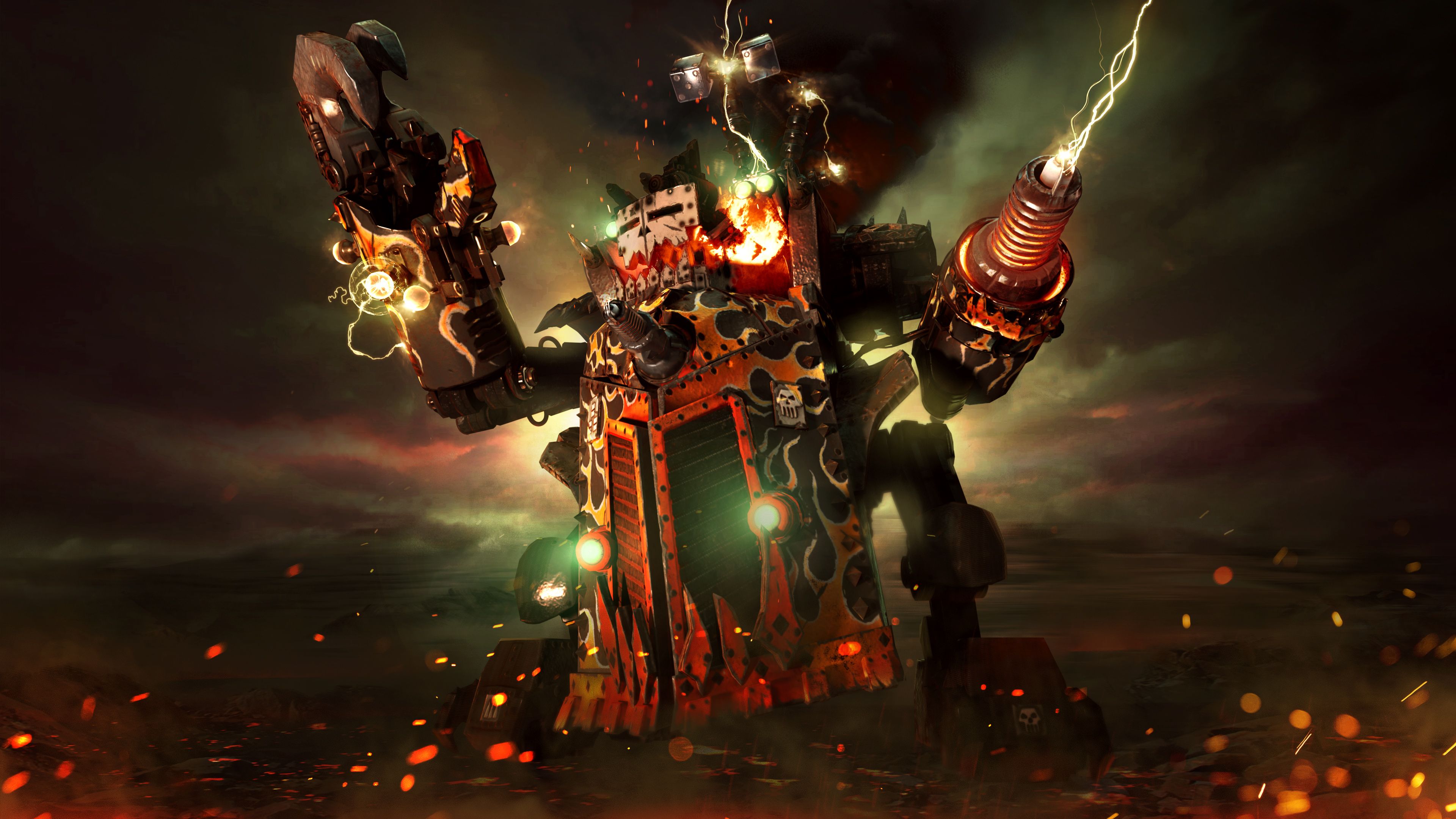 Robot da guerra Ork Morkanaut, 3840x2160 4K Ultra HD, Monitor 4K