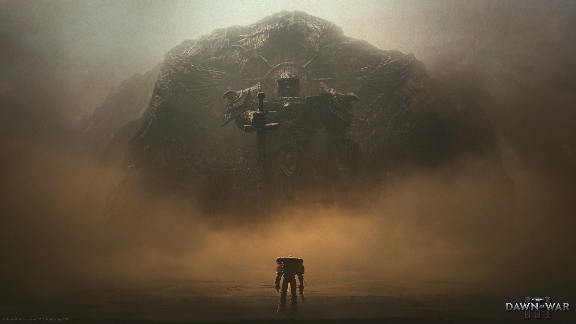 Dawn of War fortezza nebbia, 1920x1080 Full HD, Desktop
