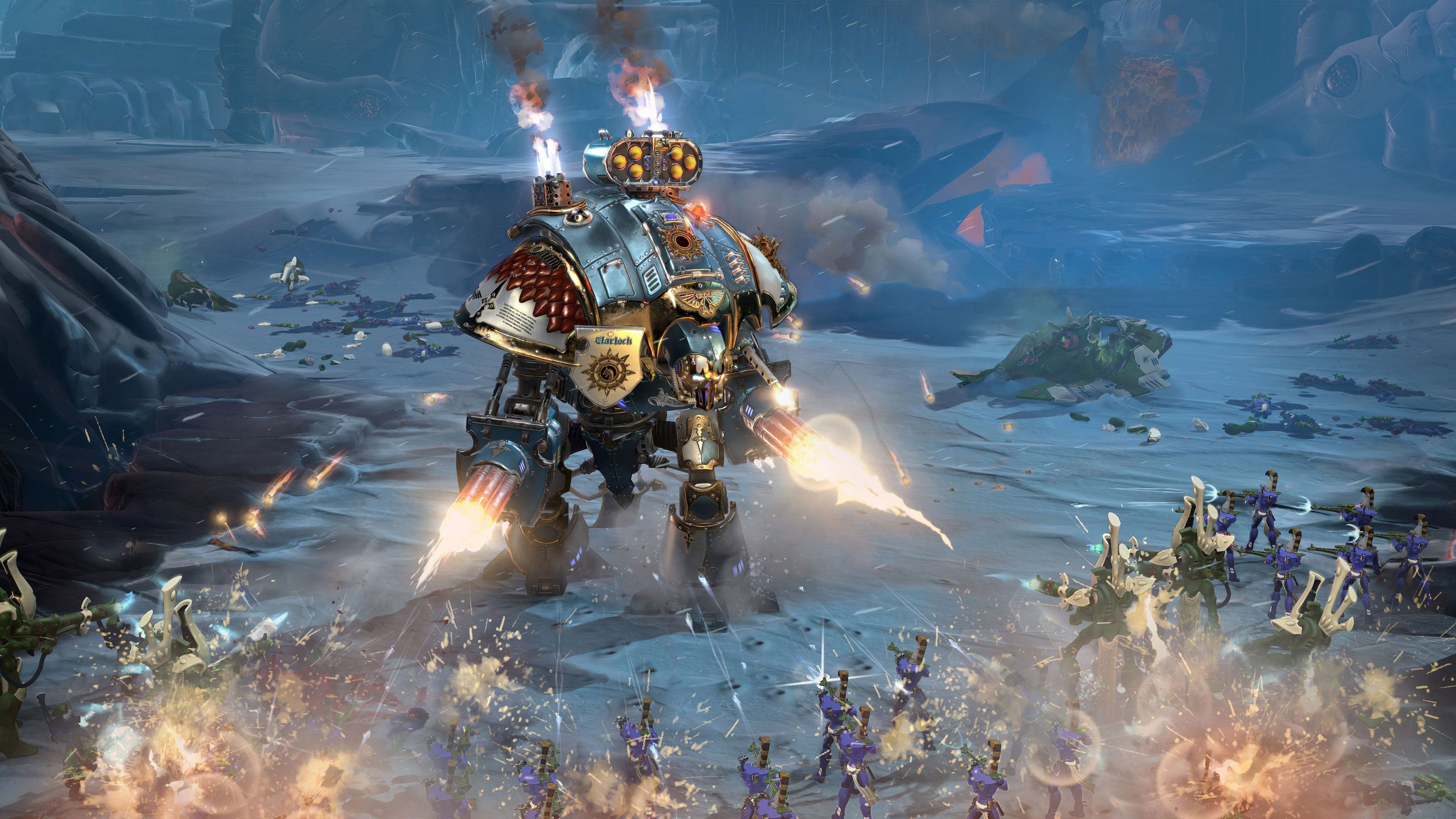 Dawn of War III battaglia, 3840x2160 UHD, PC 4K