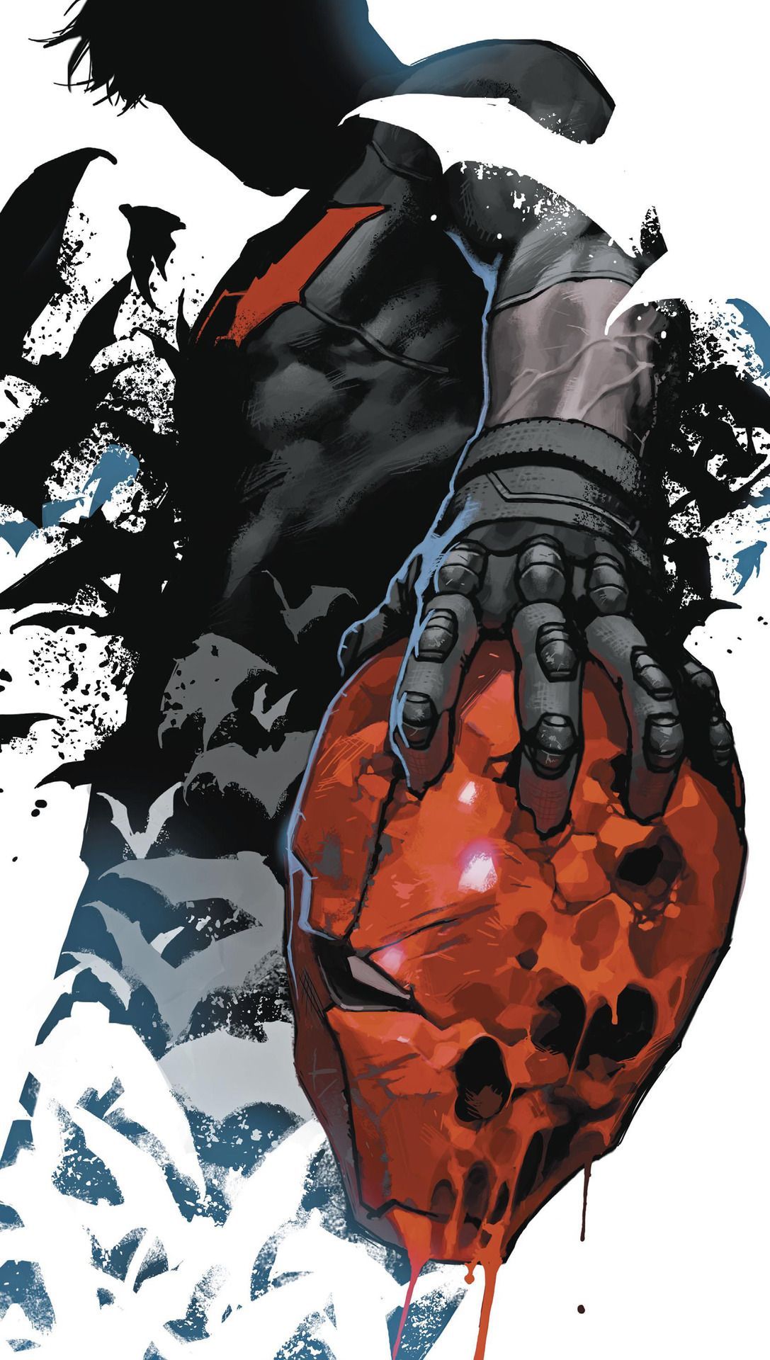 Batman mano robotica pipistrelli, DC Comics, 1087x1920 Verticale, Telefono