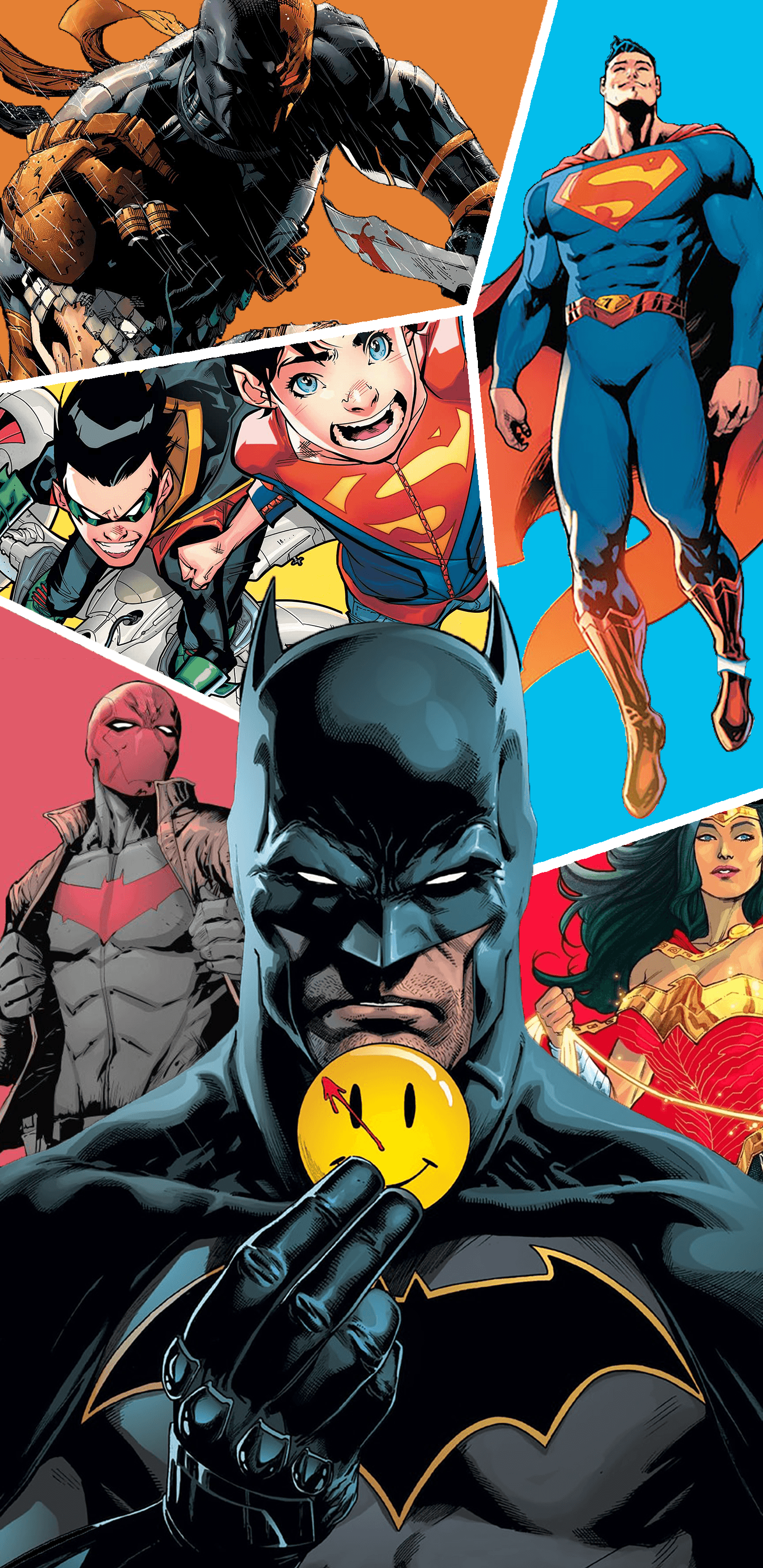 Justice League DC Comics eroi, 720x1480 Full HD Verticale, Smartphone