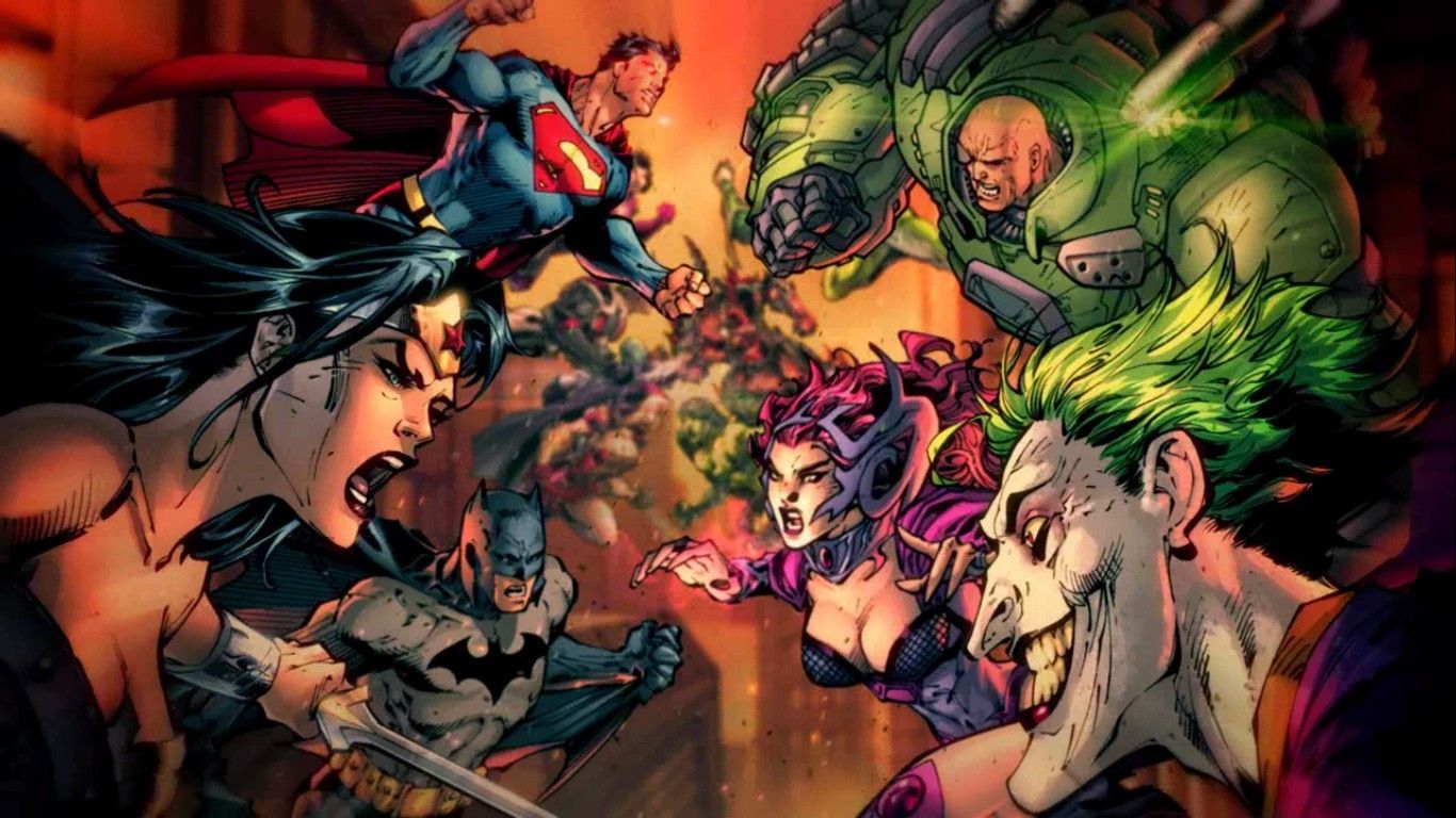 Supereroi DC Comics battaglia, 1366x768 720p, Laptop