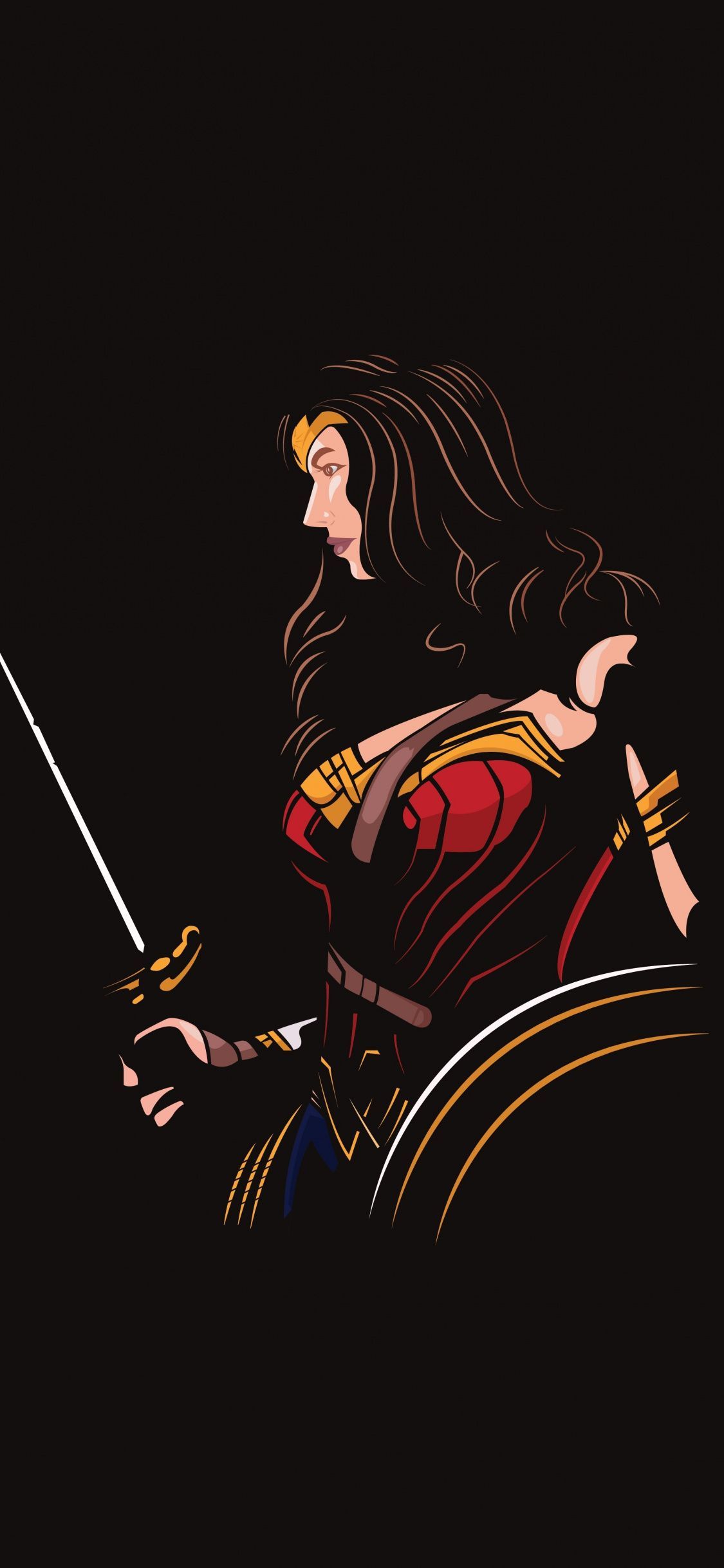 Supergirl occhi rossi luminosi, 1080x1920 Verticale, Mobile