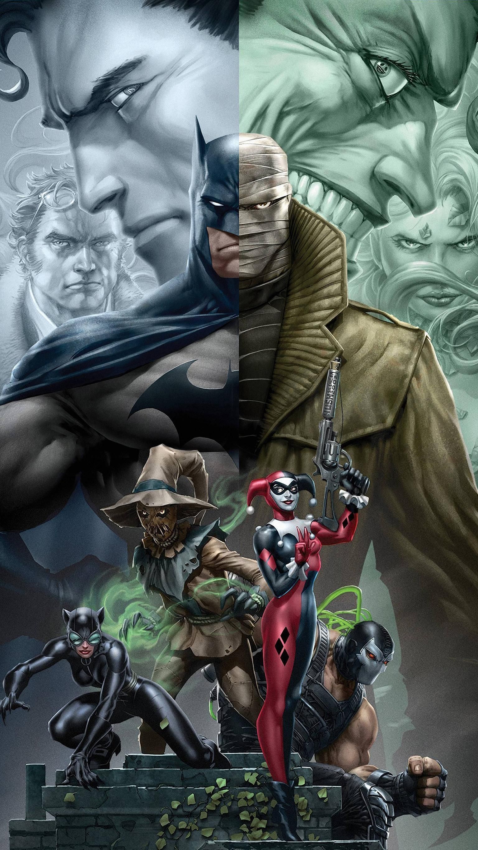 Batman Hush poster DC Comics, Gotham, 1536x2732 Verticale, Telefono