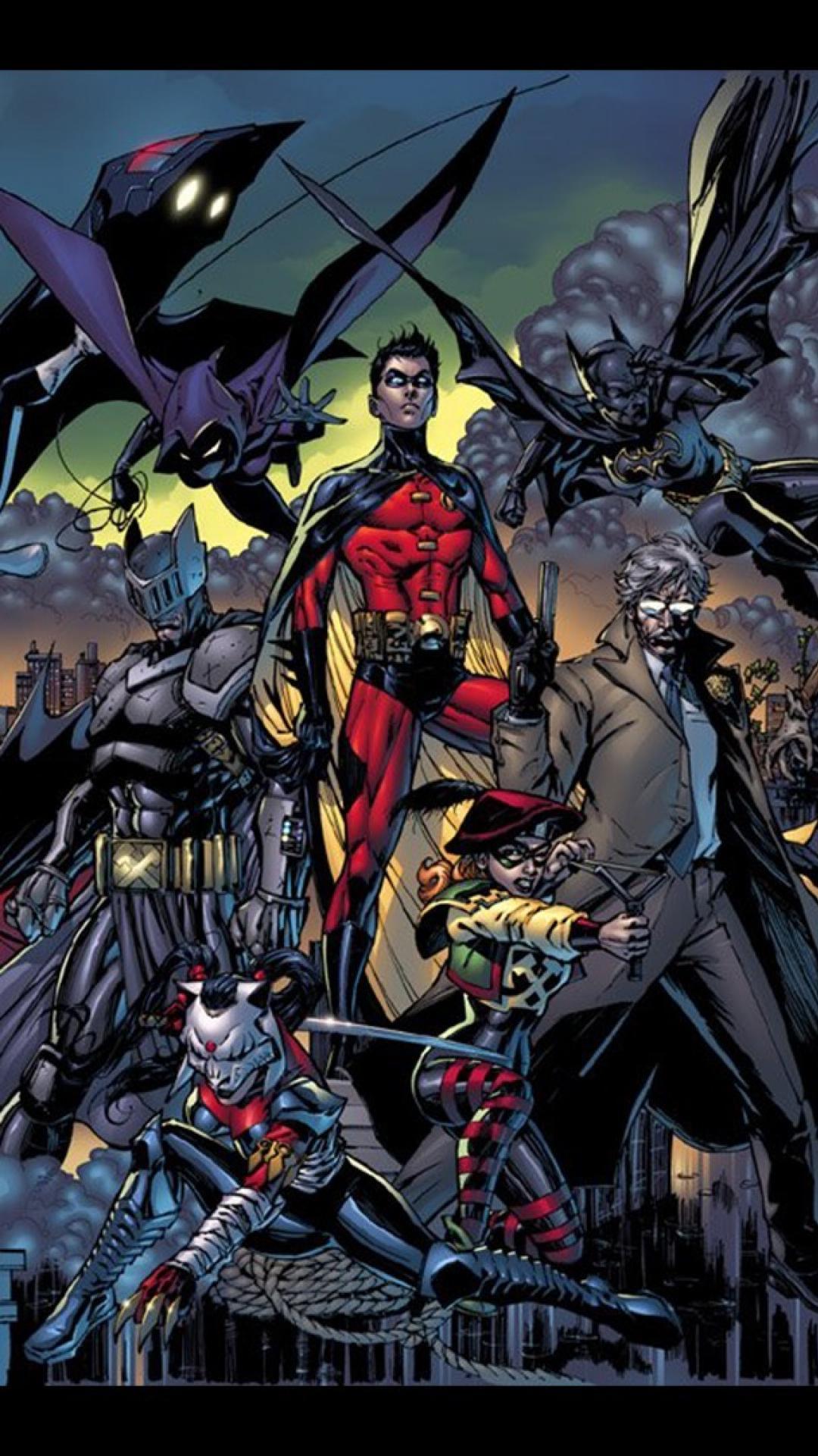 Batman e Robin gruppo DC, 1080x1920 Full HD Verticale, Samsung Galaxy