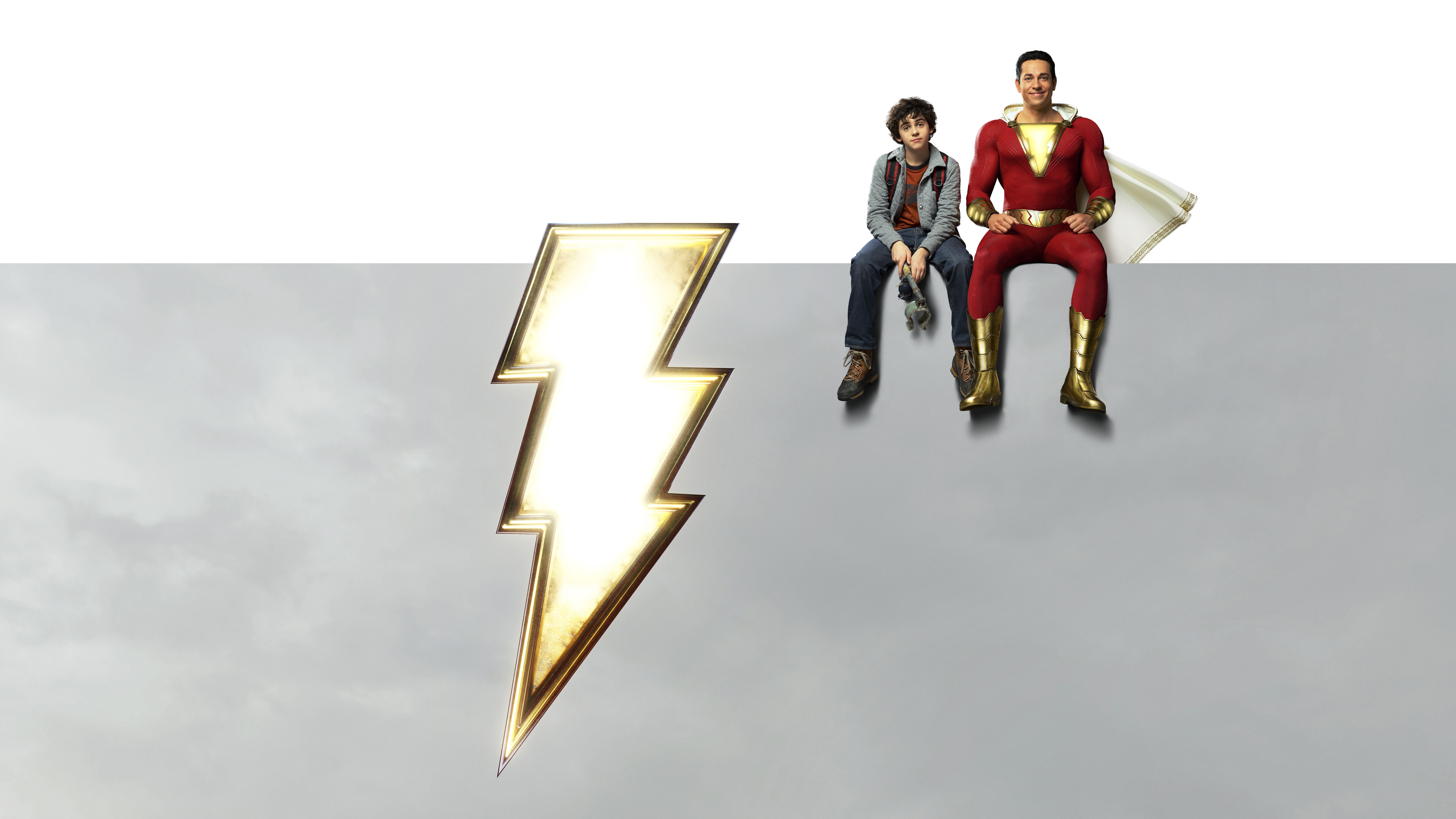 Shazam fulmine rosso nero, 1280x720 HD, Desktop