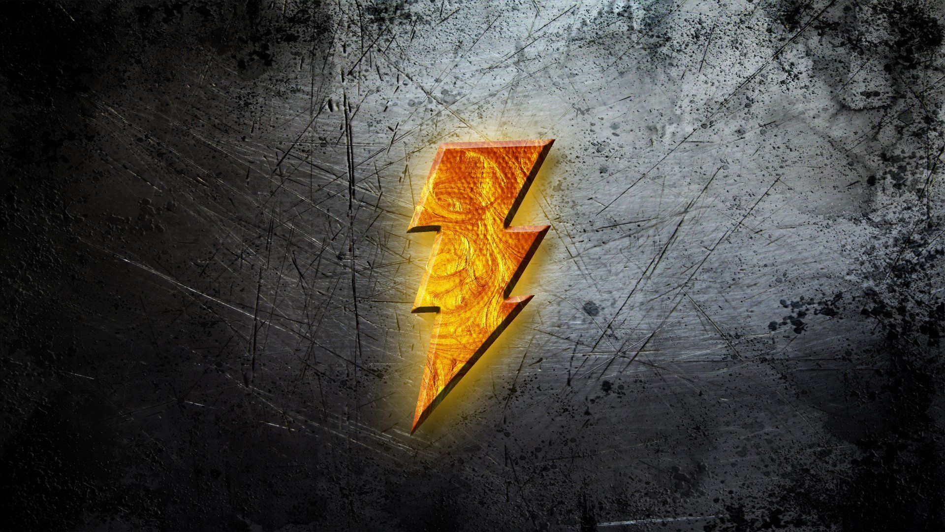 Fulmine Shazam dorato, 1920x1080 Full HD 1080p, PC Desktop
