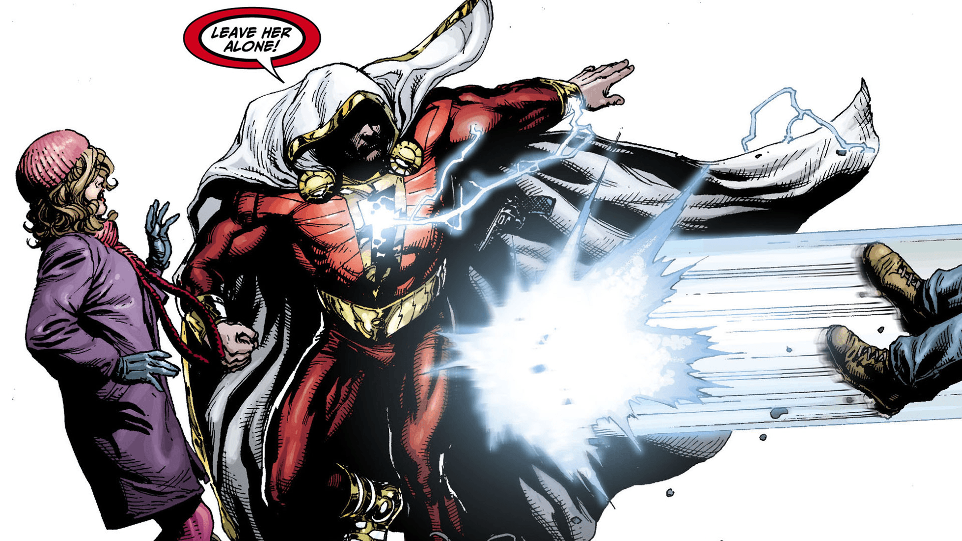 Shazam DC Comics fulmine, 1280x1024 720p, Monitor Gaming