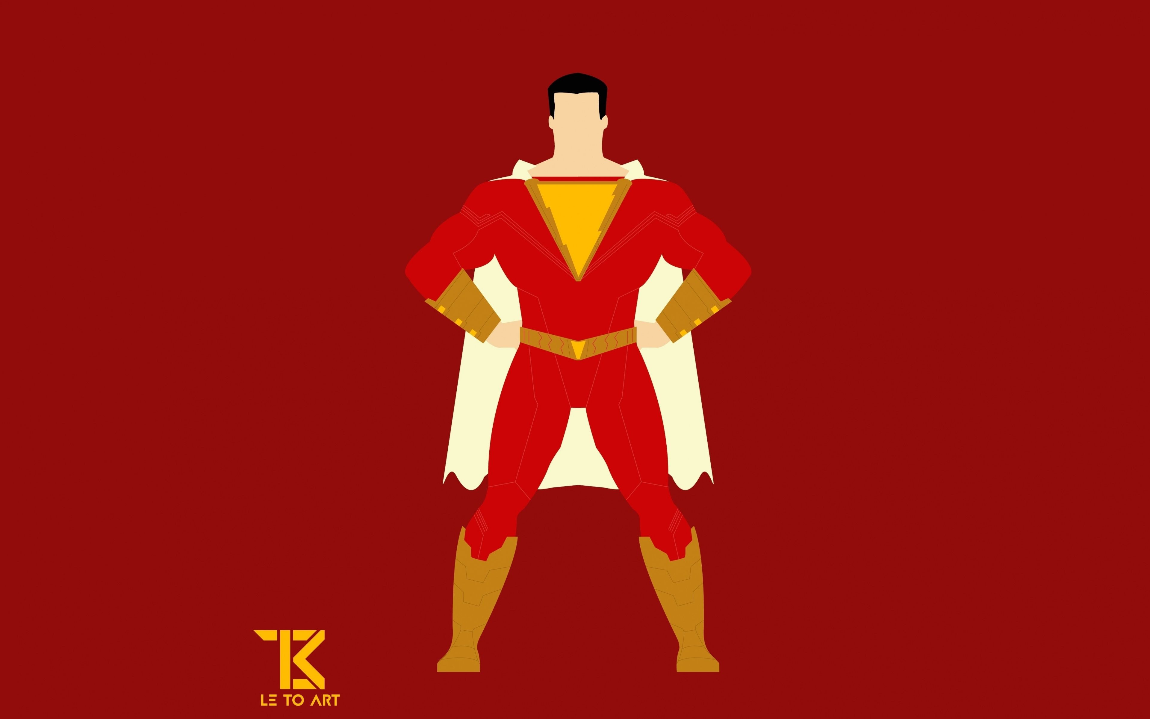 Shazam fulmine giallo petto, 1920x1080 1080p, Desktop